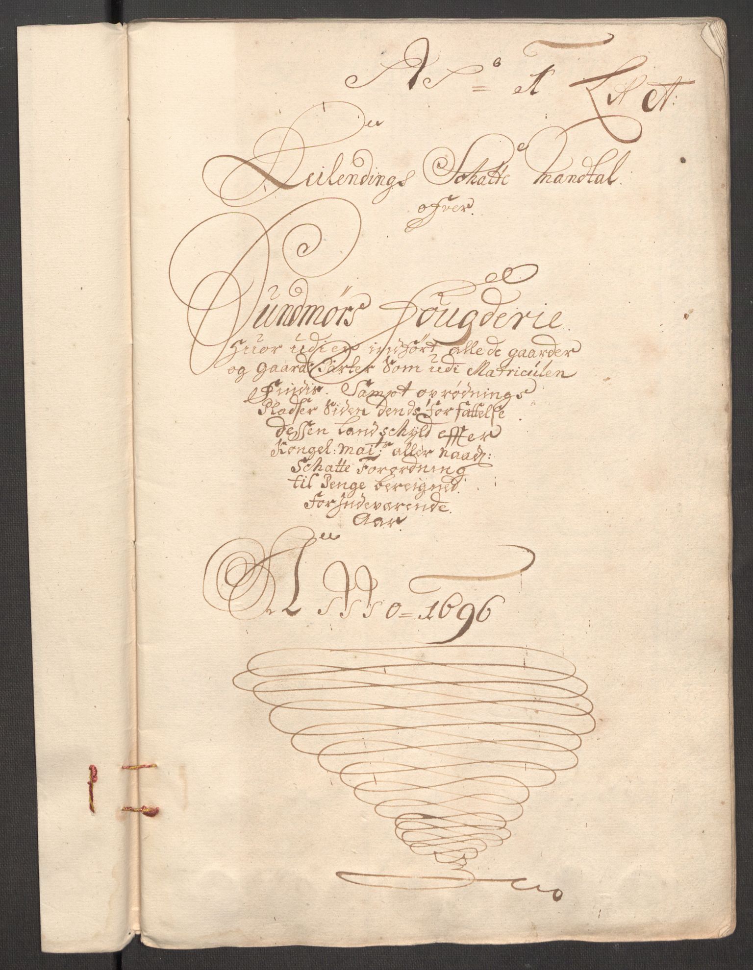 Rentekammeret inntil 1814, Reviderte regnskaper, Fogderegnskap, RA/EA-4092/R54/L3556: Fogderegnskap Sunnmøre, 1696-1698, p. 14