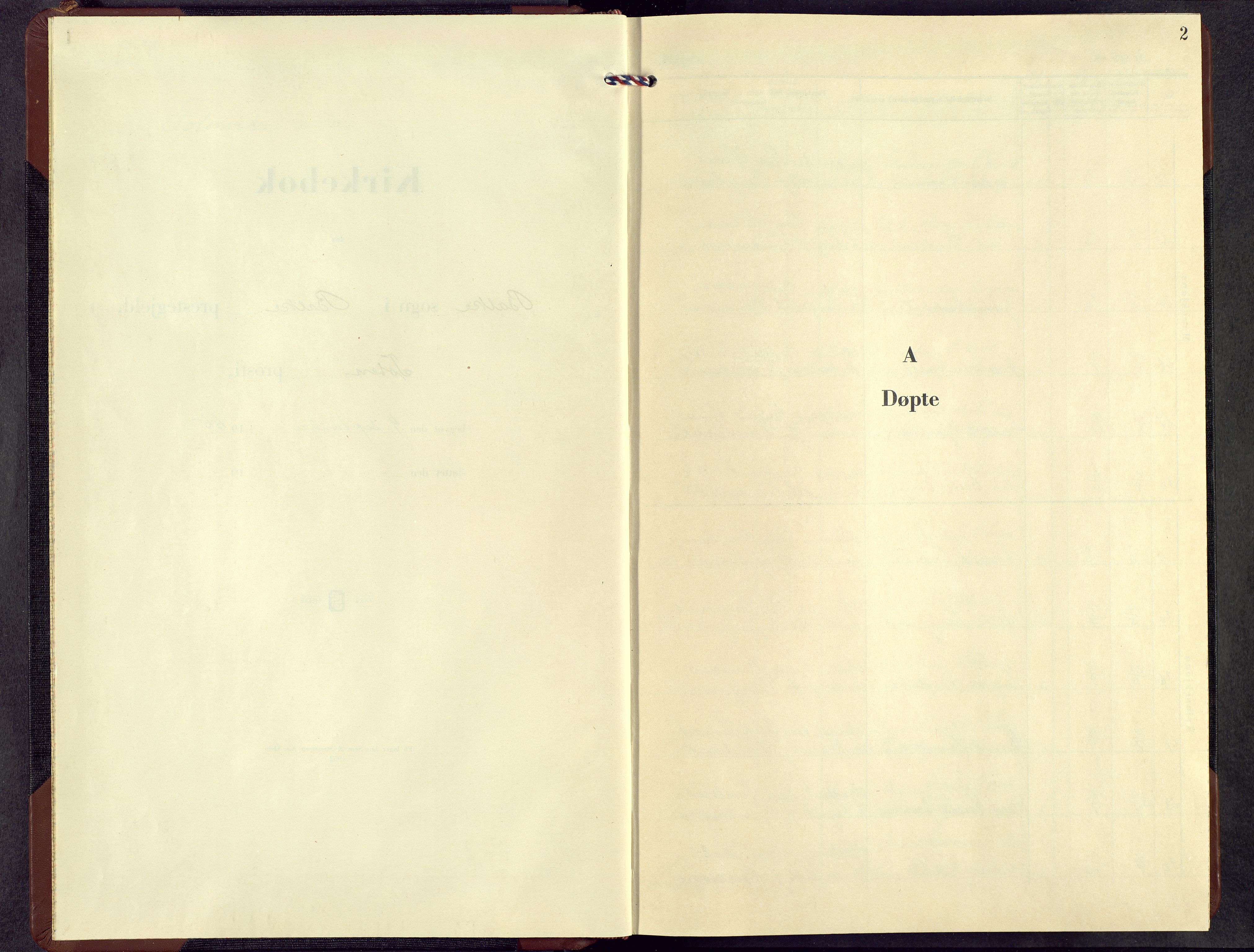 Balke prestekontor, SAH/PREST-106/H/Ha/Hab/L0004: Parish register (copy) no. 4, 1955-1964, p. 2
