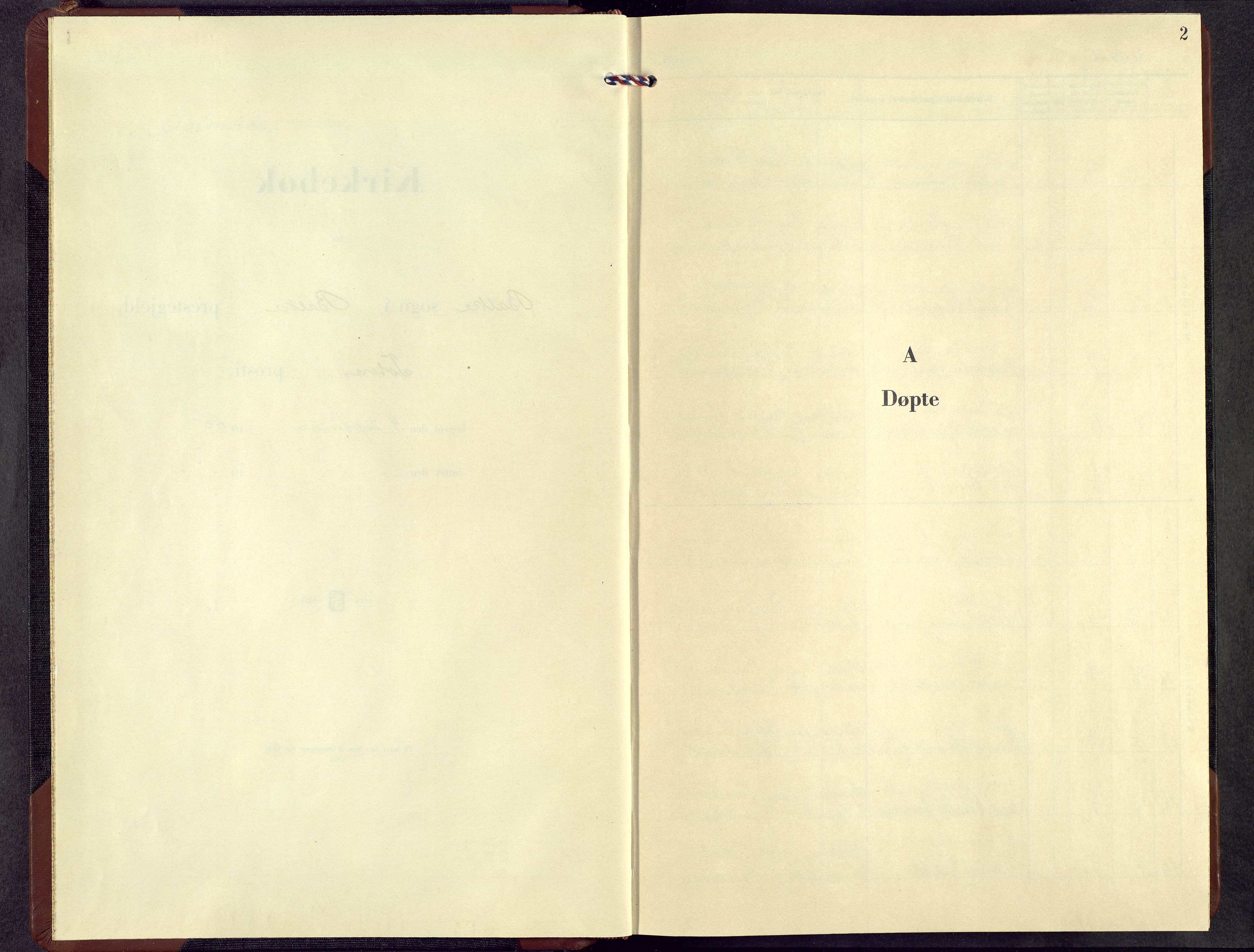 Balke prestekontor, AV/SAH-PREST-106/H/Ha/Hab/L0004: Parish register (copy) no. 4, 1955-1964, p. 2