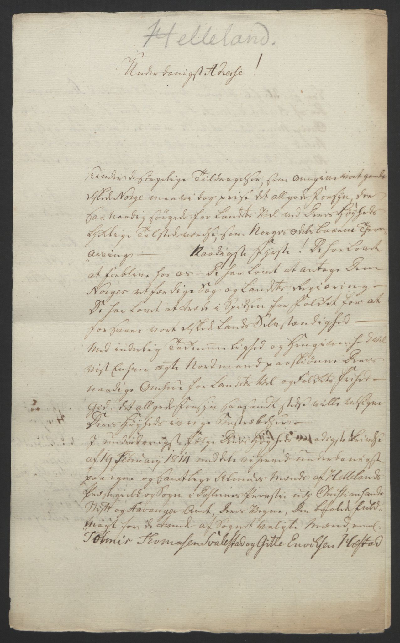 Statsrådssekretariatet, RA/S-1001/D/Db/L0008: Fullmakter for Eidsvollsrepresentantene i 1814. , 1814, p. 221