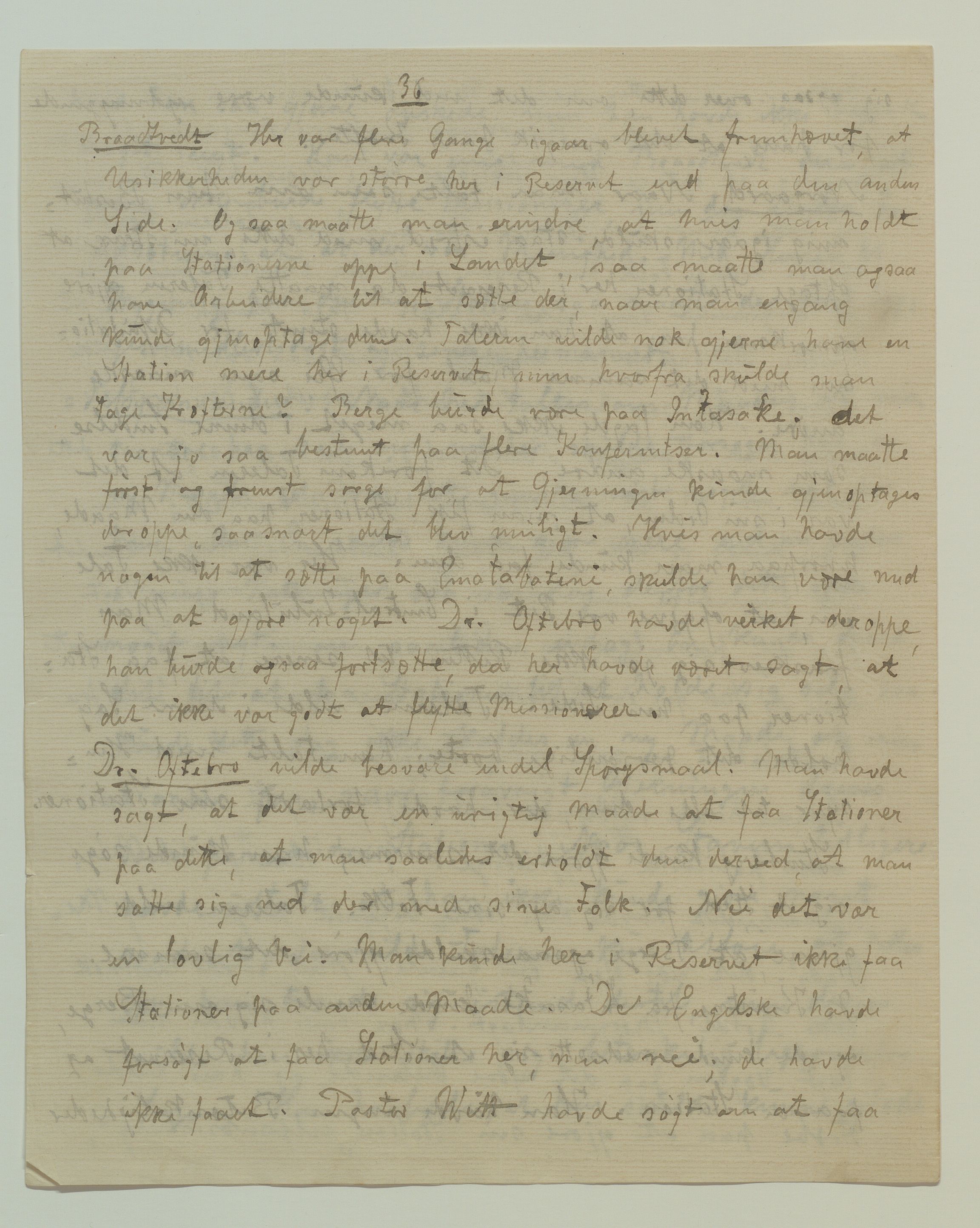 Det Norske Misjonsselskap - hovedadministrasjonen, VID/MA-A-1045/D/Da/Daa/L0036/0008: Konferansereferat og årsberetninger / Konferansereferat fra Sør-Afrika., 1884