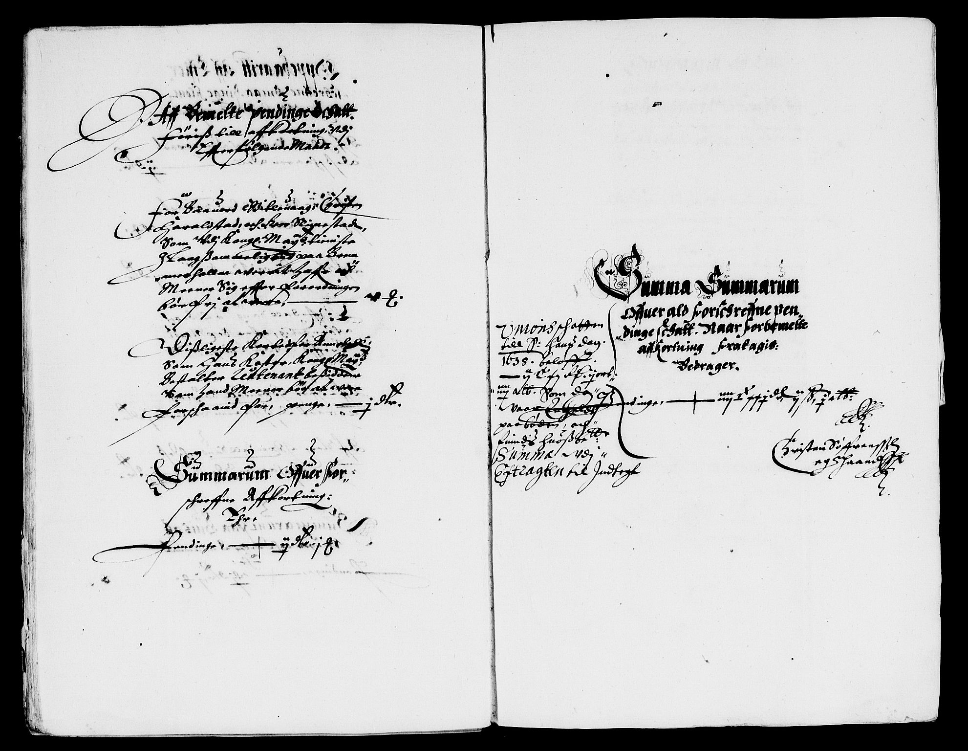 Rentekammeret inntil 1814, Reviderte regnskaper, Lensregnskaper, AV/RA-EA-5023/R/Rb/Rbr/L0012: Lista len, 1638-1640