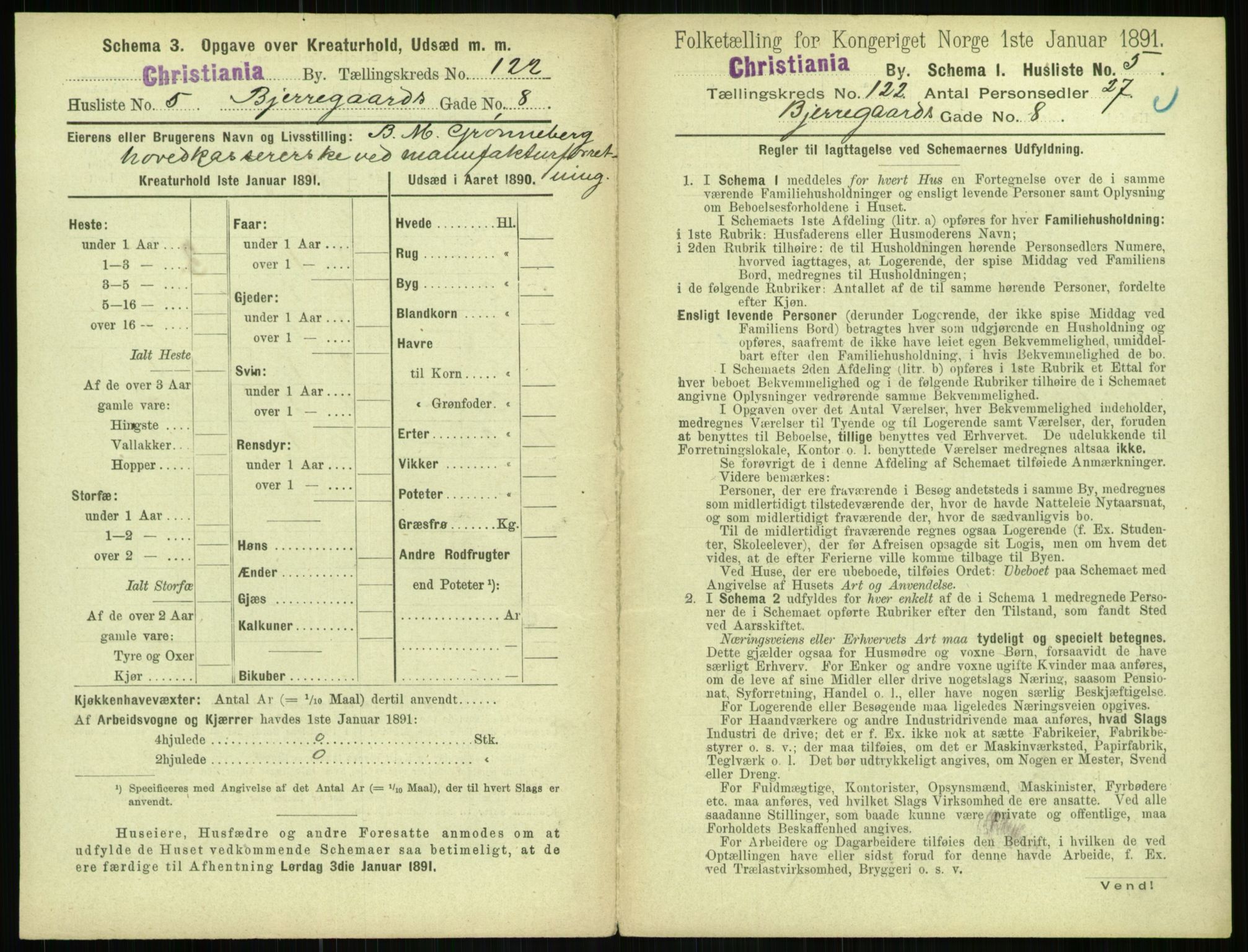 RA, 1891 census for 0301 Kristiania, 1891, p. 64597