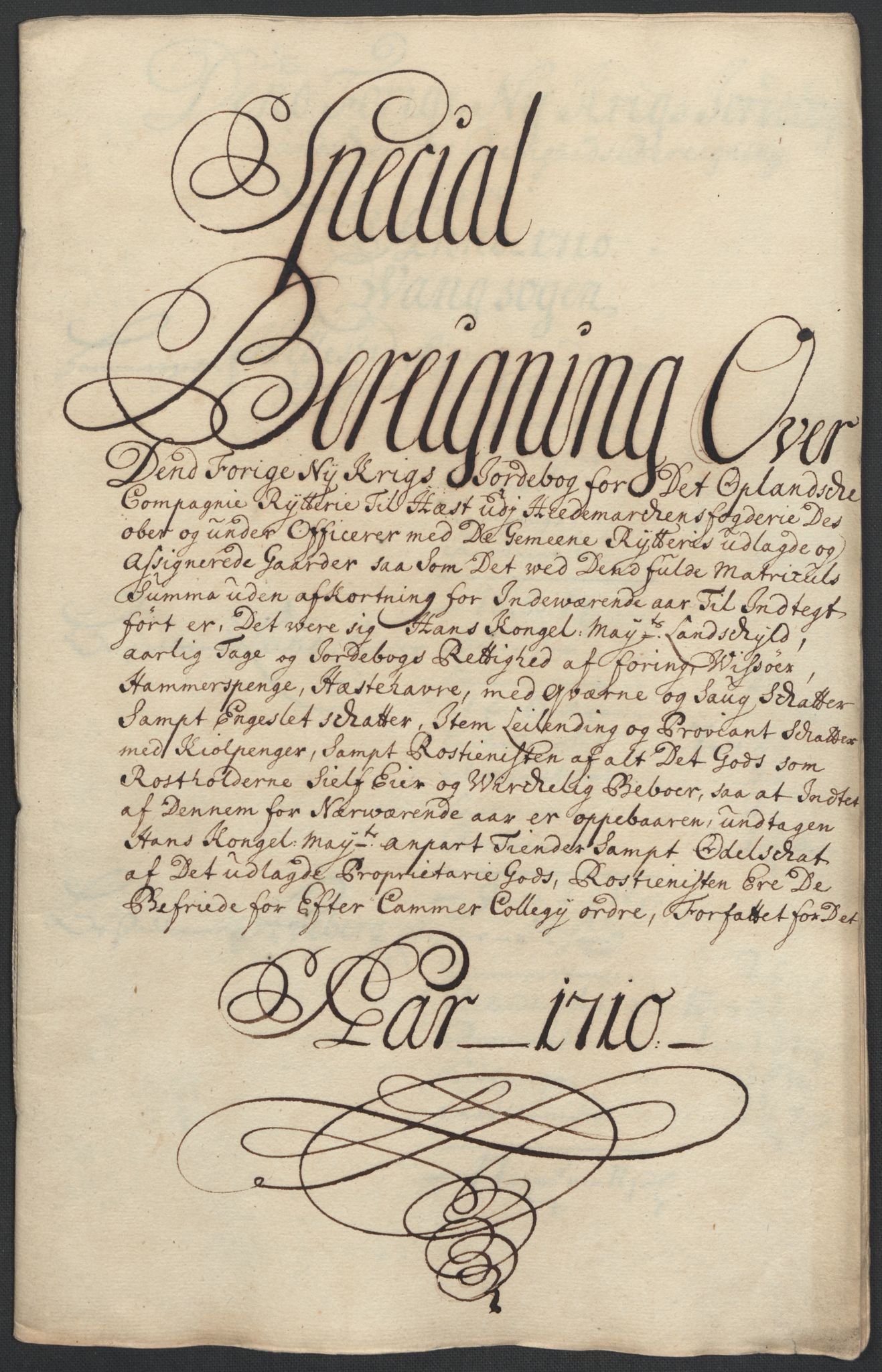 Rentekammeret inntil 1814, Reviderte regnskaper, Fogderegnskap, RA/EA-4092/R16/L1046: Fogderegnskap Hedmark, 1710, p. 212