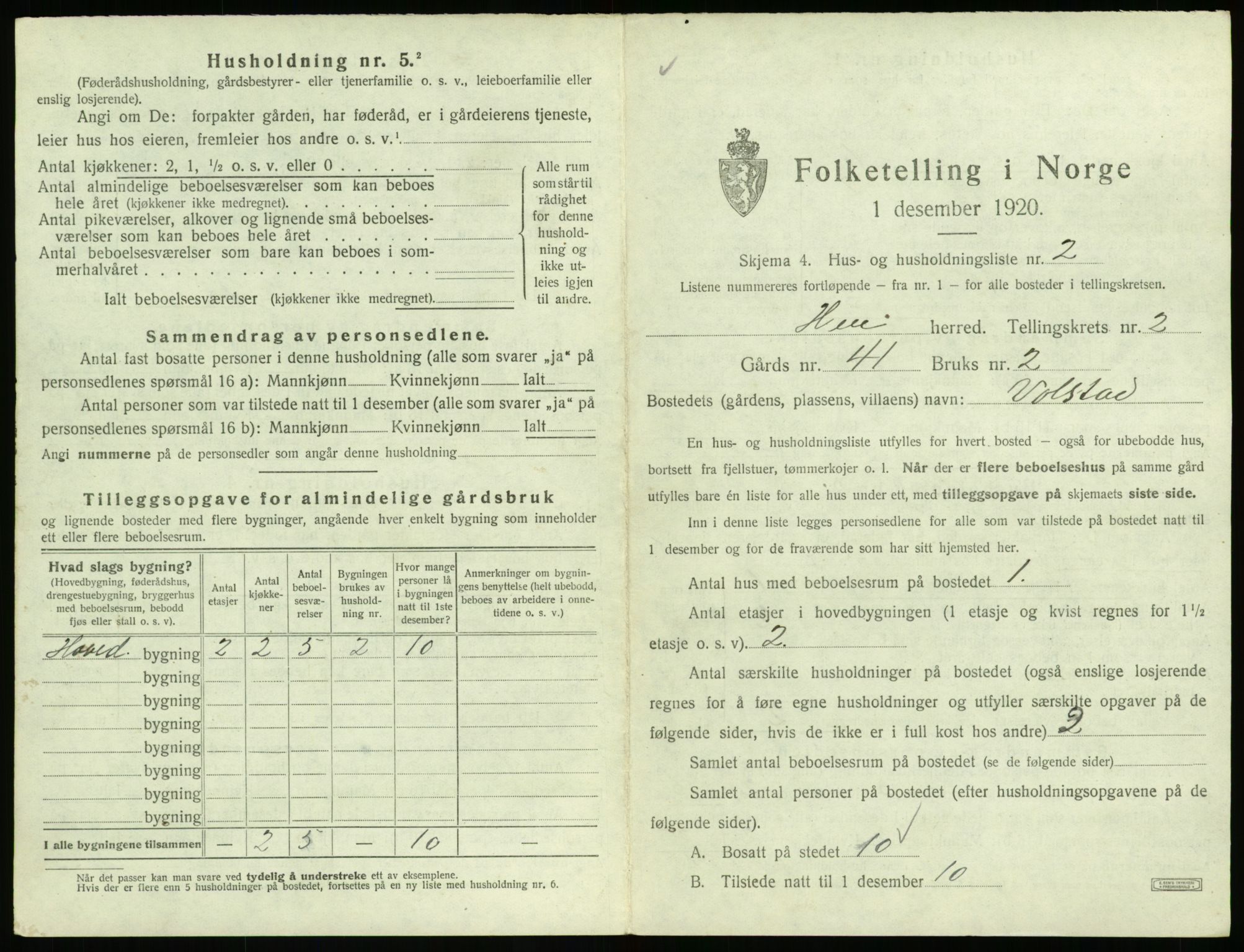 SAT, 1920 census for Hen, 1920, p. 122