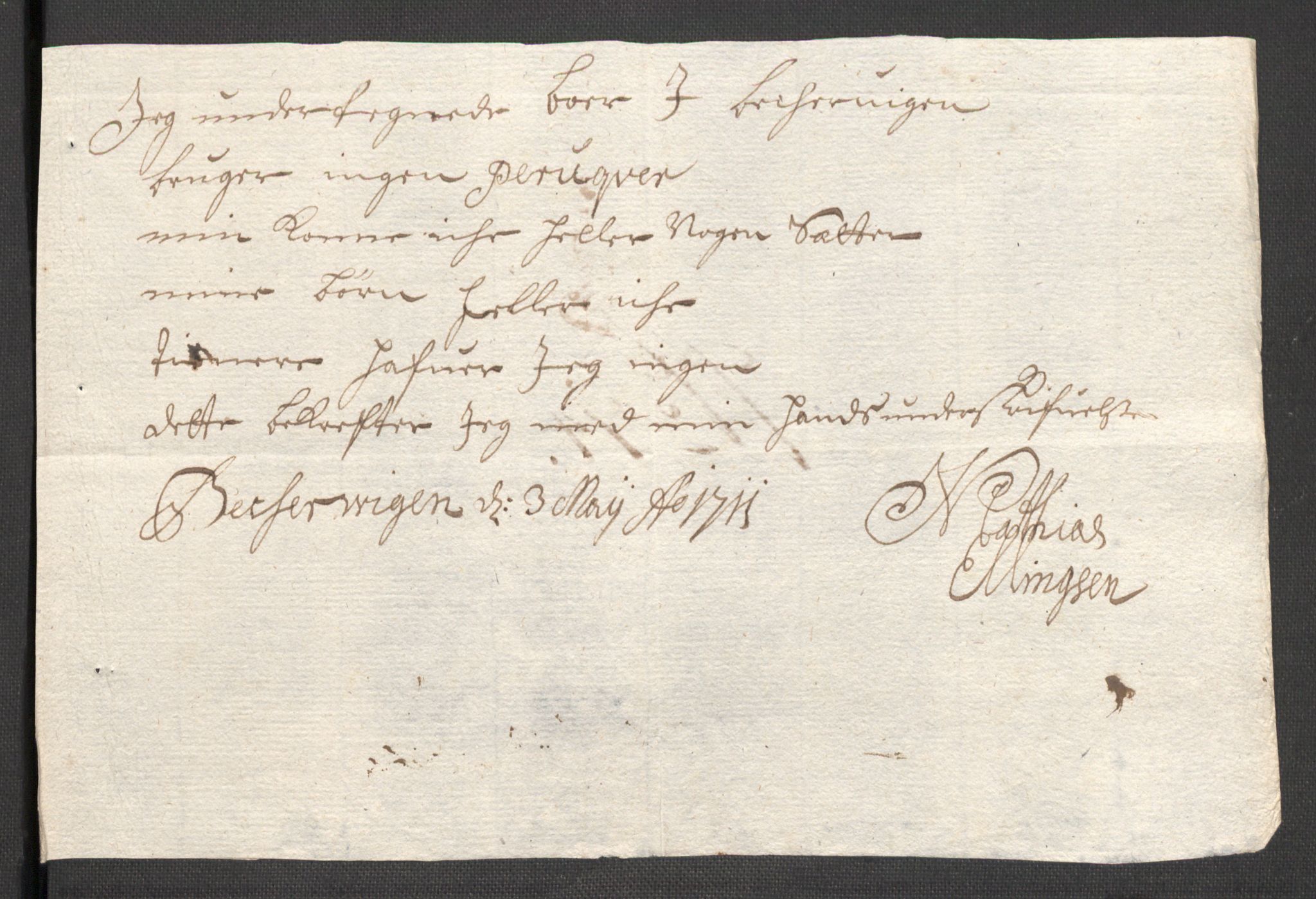 Rentekammeret inntil 1814, Reviderte regnskaper, Fogderegnskap, AV/RA-EA-4092/R48/L2987: Fogderegnskap Sunnhordland og Hardanger, 1711, p. 246