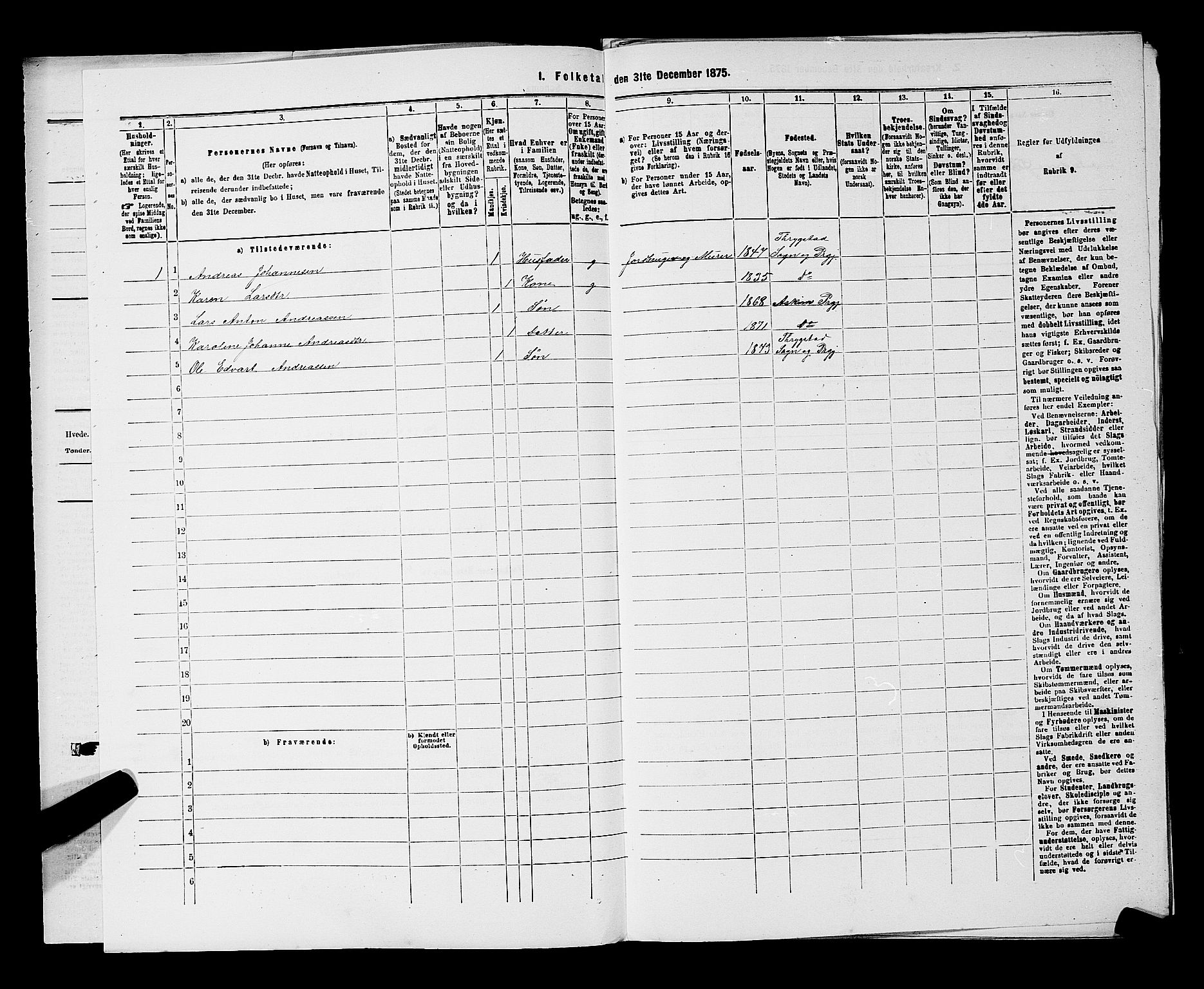 RA, 1875 census for 0124P Askim, 1875, p. 217