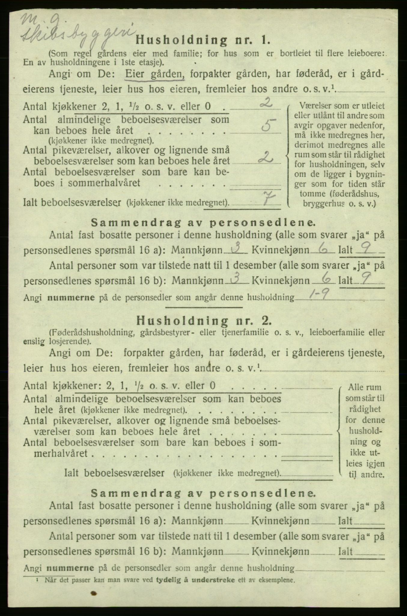 SAB, 1920 census for Kvinnherad, 1920, p. 3295