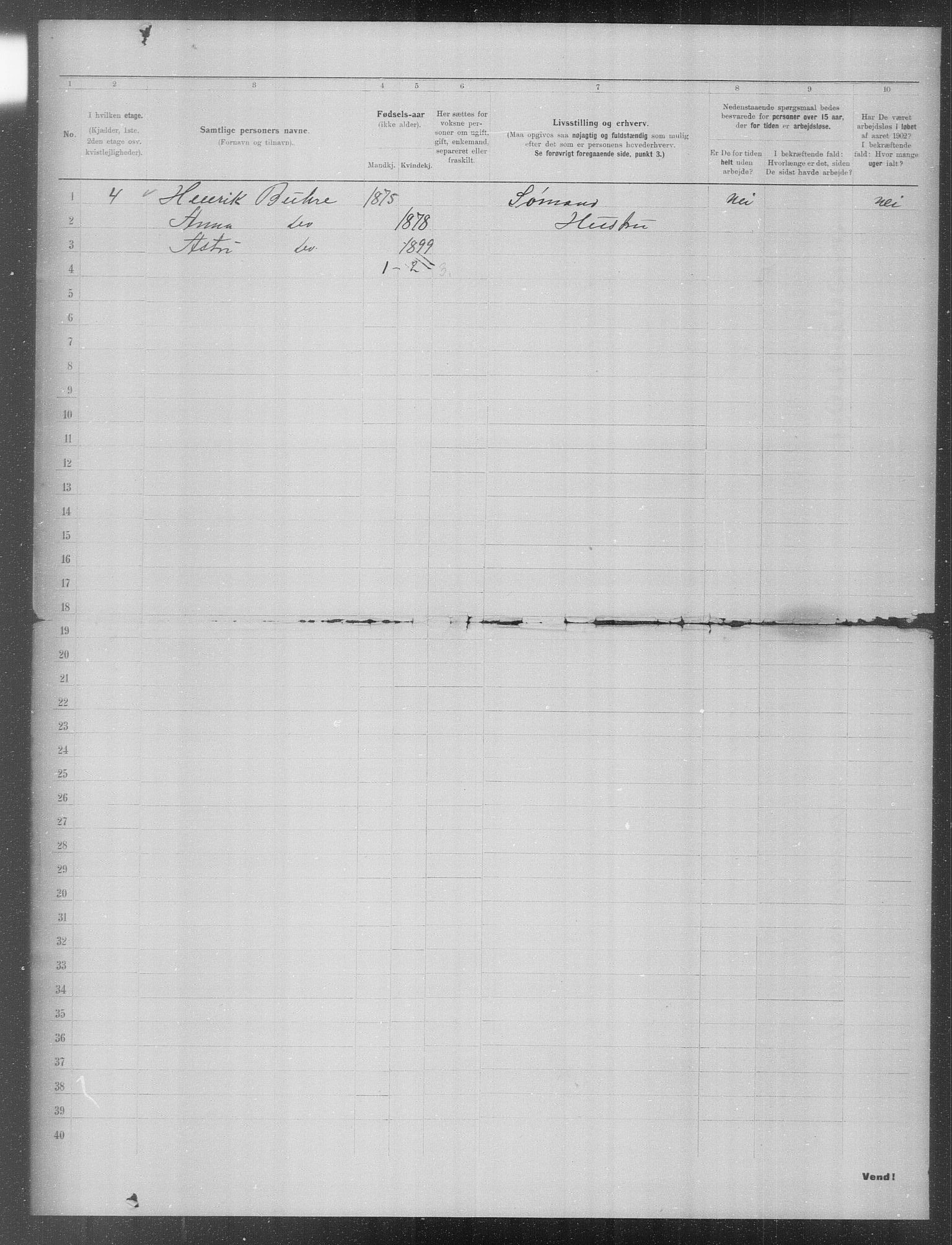 OBA, Municipal Census 1902 for Kristiania, 1902, p. 23725