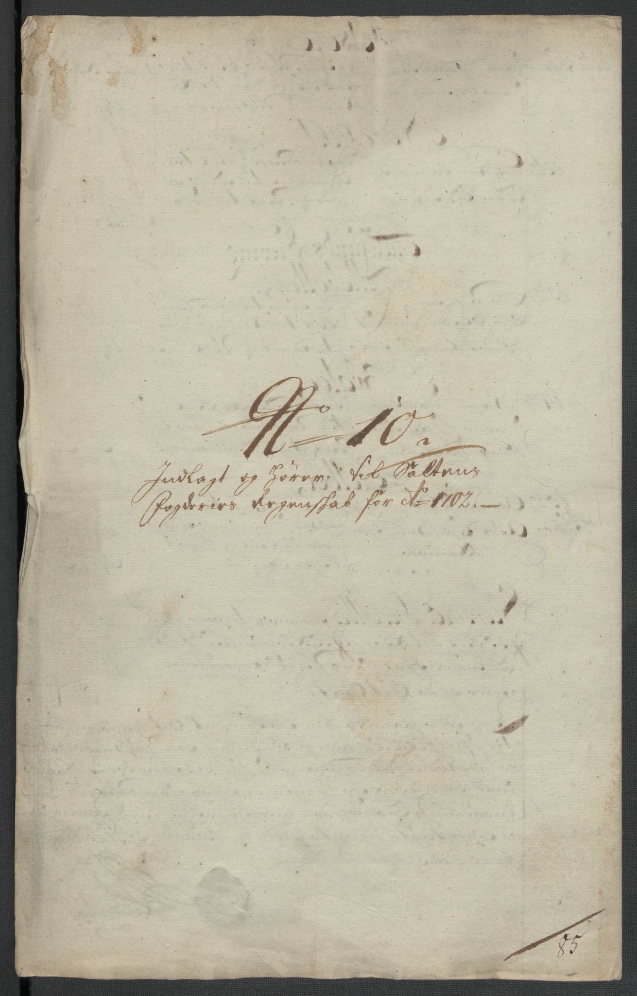 Rentekammeret inntil 1814, Reviderte regnskaper, Fogderegnskap, AV/RA-EA-4092/R66/L4580: Fogderegnskap Salten, 1701-1706, p. 152