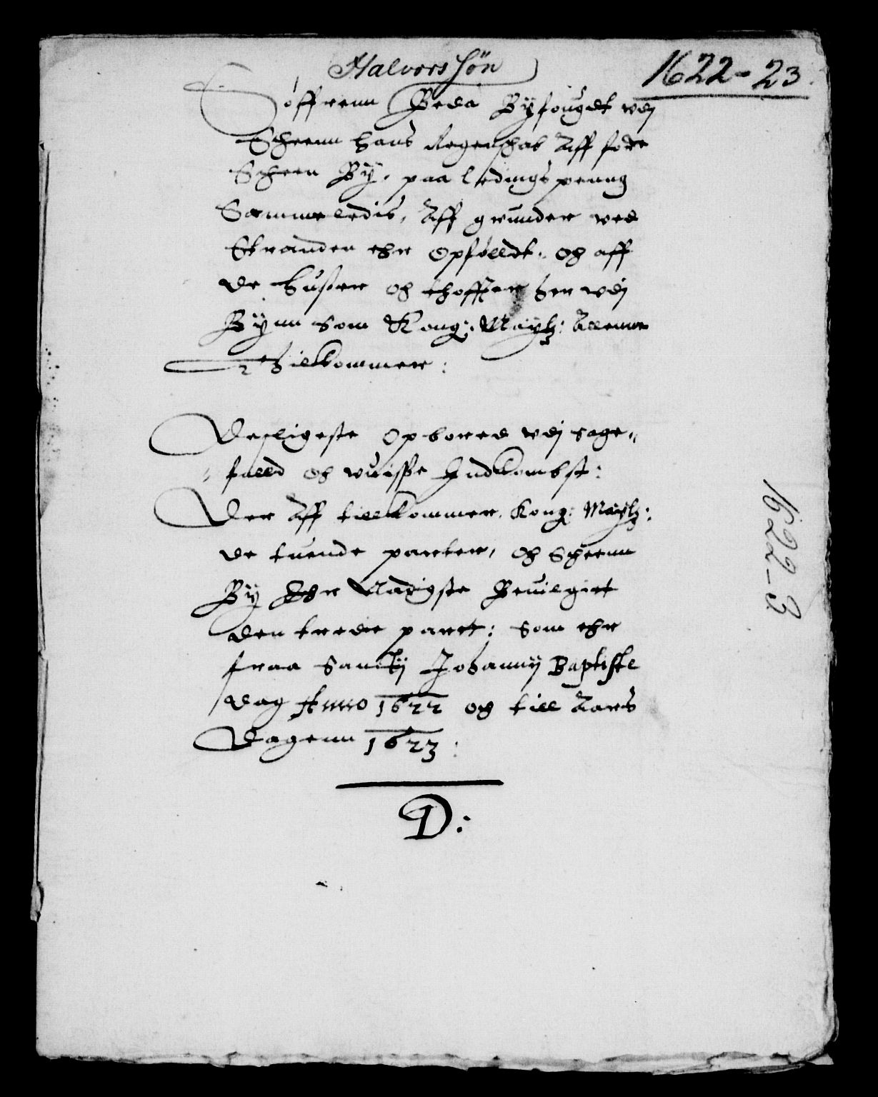 Rentekammeret inntil 1814, Reviderte regnskaper, Lensregnskaper, AV/RA-EA-5023/R/Rb/Rbp/L0008: Bratsberg len, 1622-1625