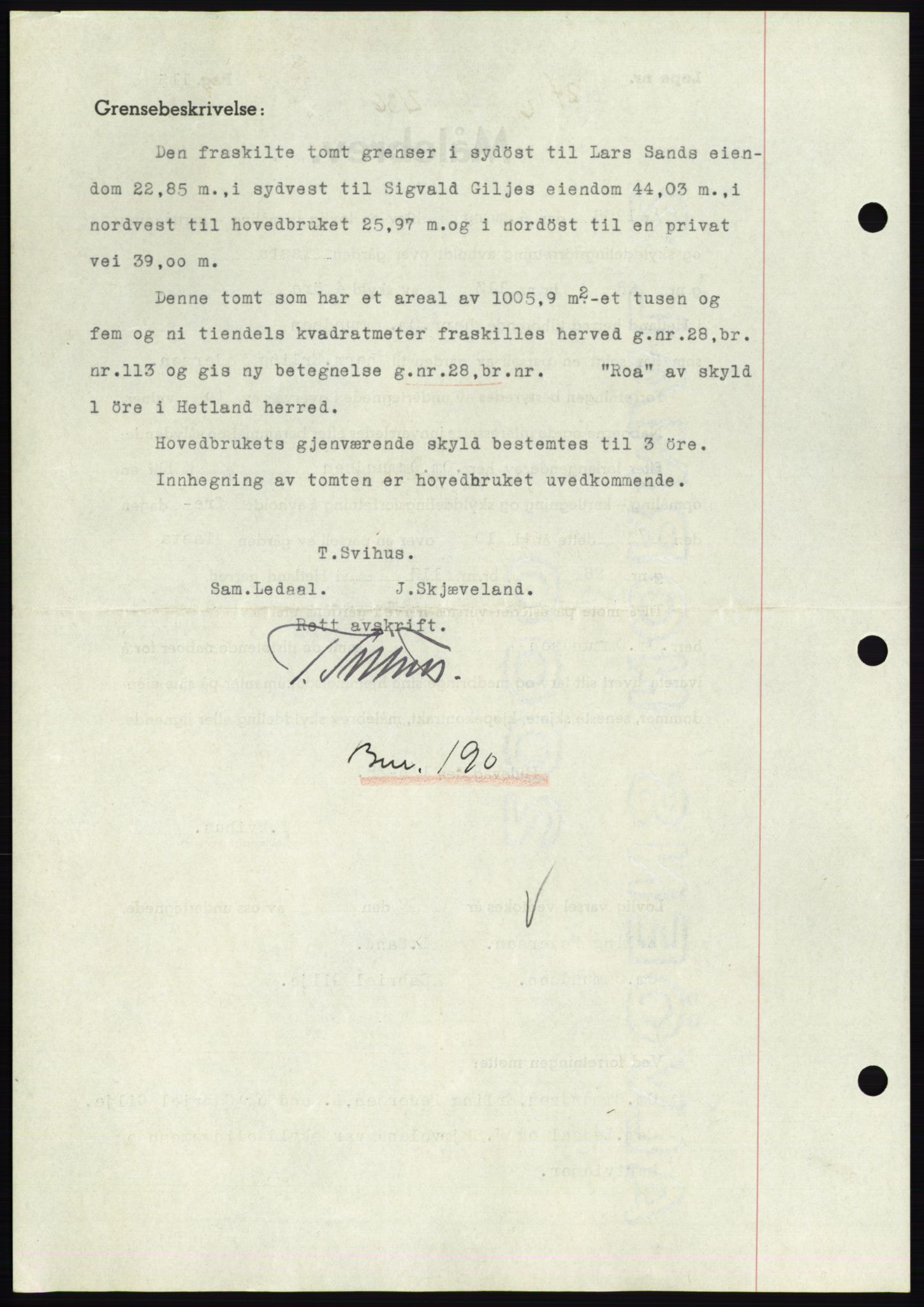 Jæren sorenskriveri, SAST/A-100310/03/G/Gba/L0071: Mortgage book, 1938-1938, Diary no: : 2136/1938