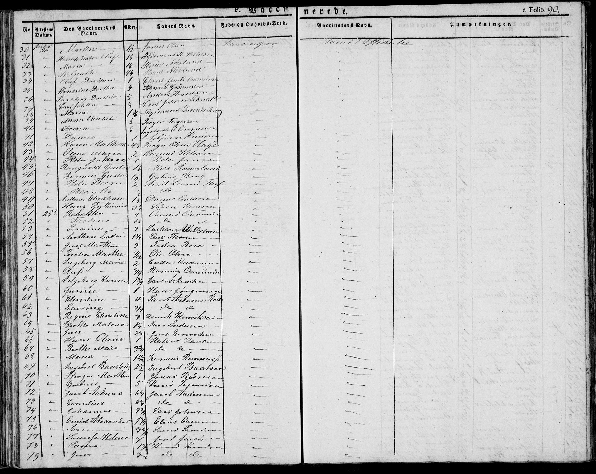 Domkirken sokneprestkontor, AV/SAST-A-101812/001/30/30BA/L0010: Parish register (official) no. A 10, 1821-1859, p. 90