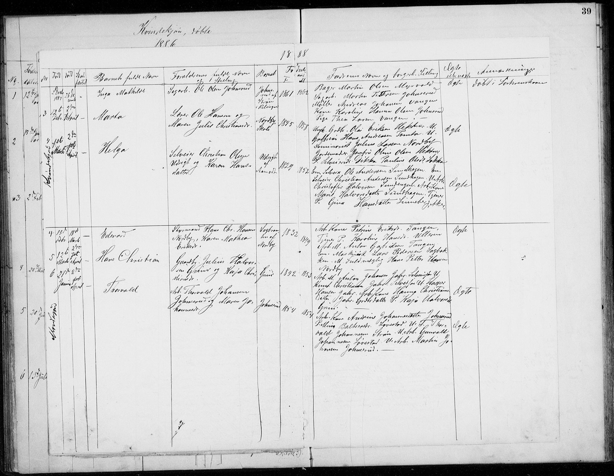 Fet prestekontor Kirkebøker, AV/SAO-A-10370a/G/Gb/L0002: Parish register (copy) no. II 2, 1878-1911