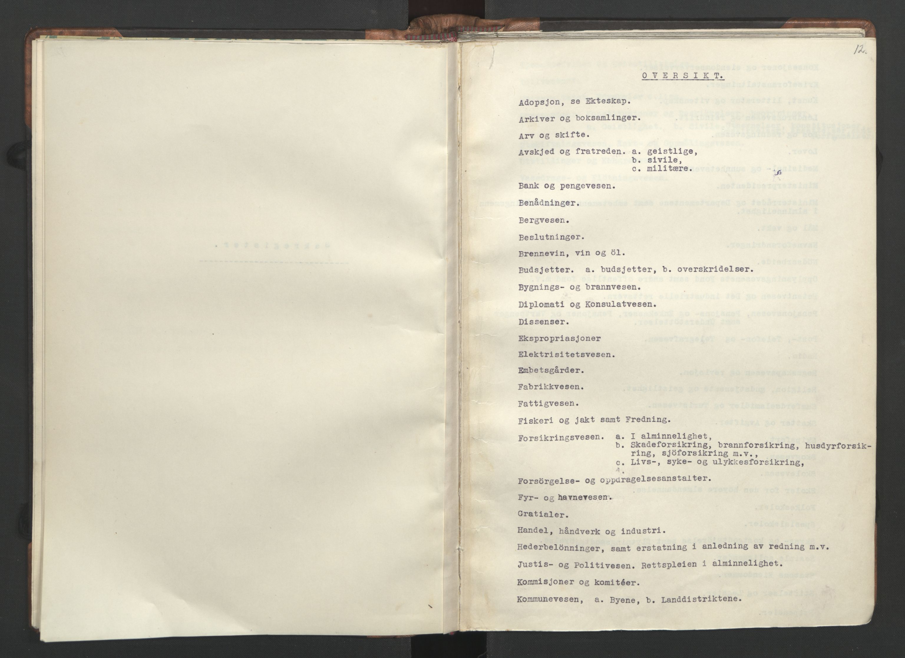 NS-administrasjonen 1940-1945 (Statsrådsekretariatet, de kommisariske statsråder mm), AV/RA-S-4279/D/Da/L0002: Register (RA j.nr. 985/1943, tilgangsnr. 17/1943), 1942, p. 15