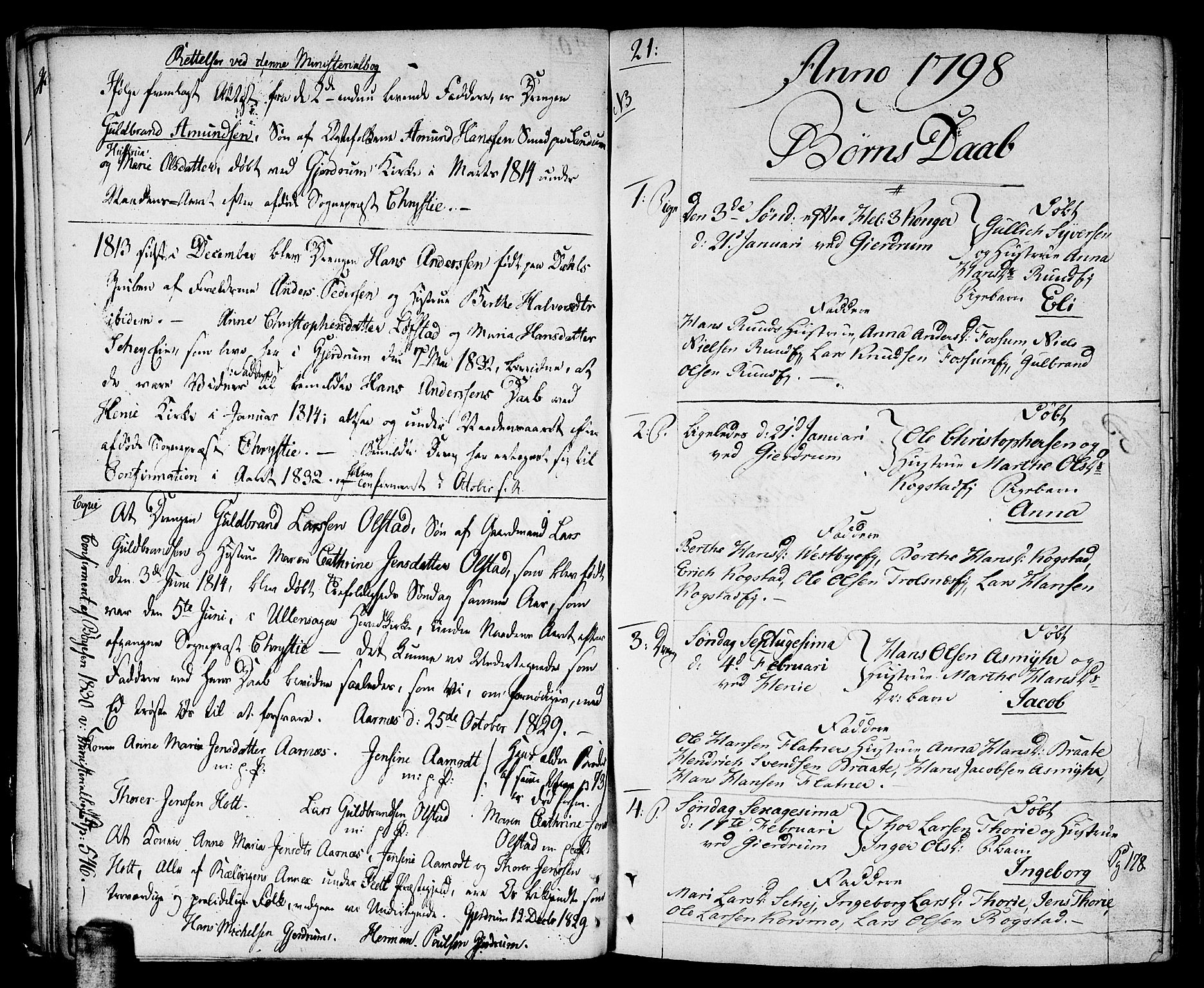 Gjerdrum prestekontor Kirkebøker, SAO/A-10412b/F/Fa/L0003: Parish register (official) no. I 3, 1798-1815, p. 21