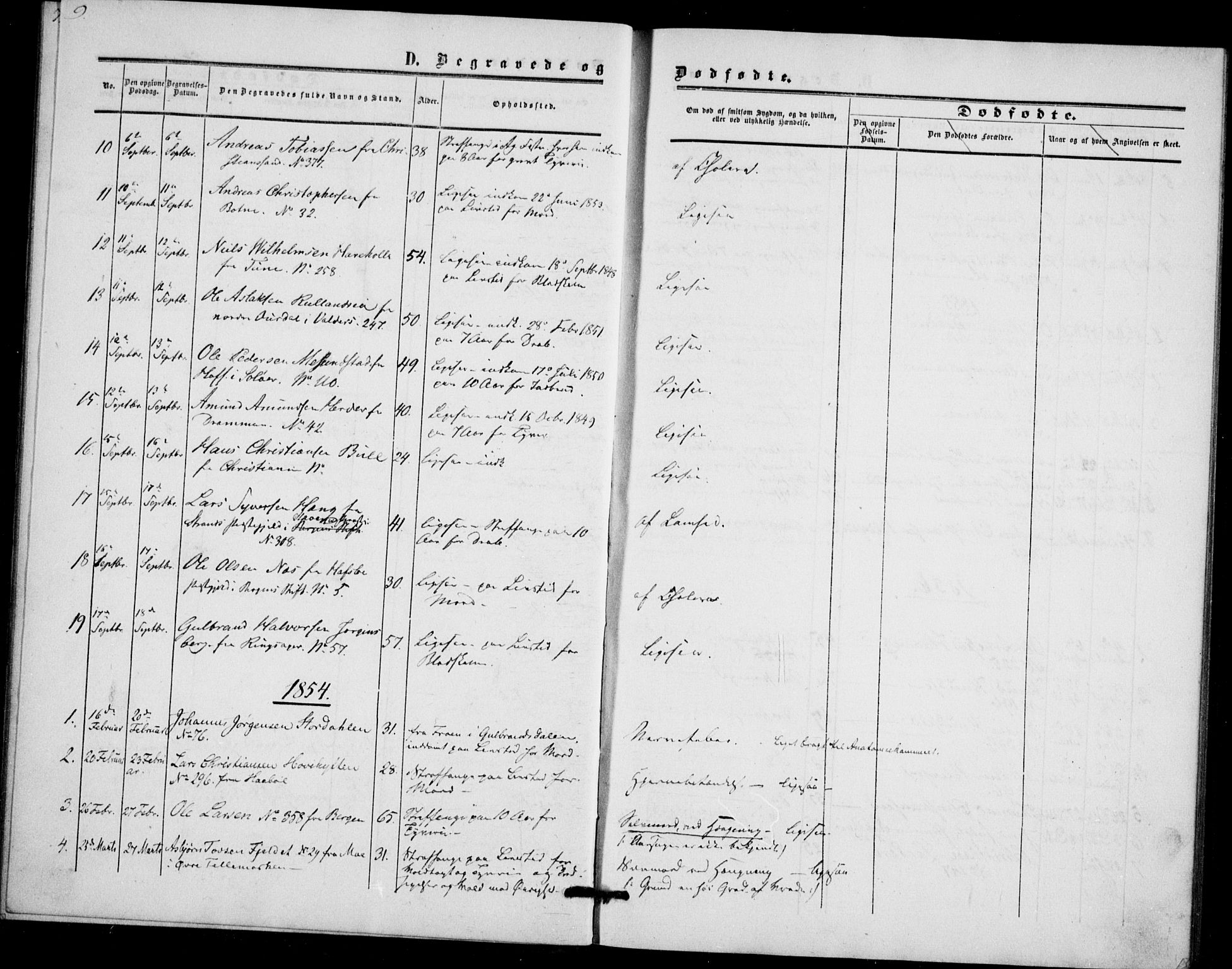 Akershus festnings slaveri Kirkebøker, SAO/A-10841/F/Fa/L0002: Parish register (official) no. 2, 1852-1883, p. 9