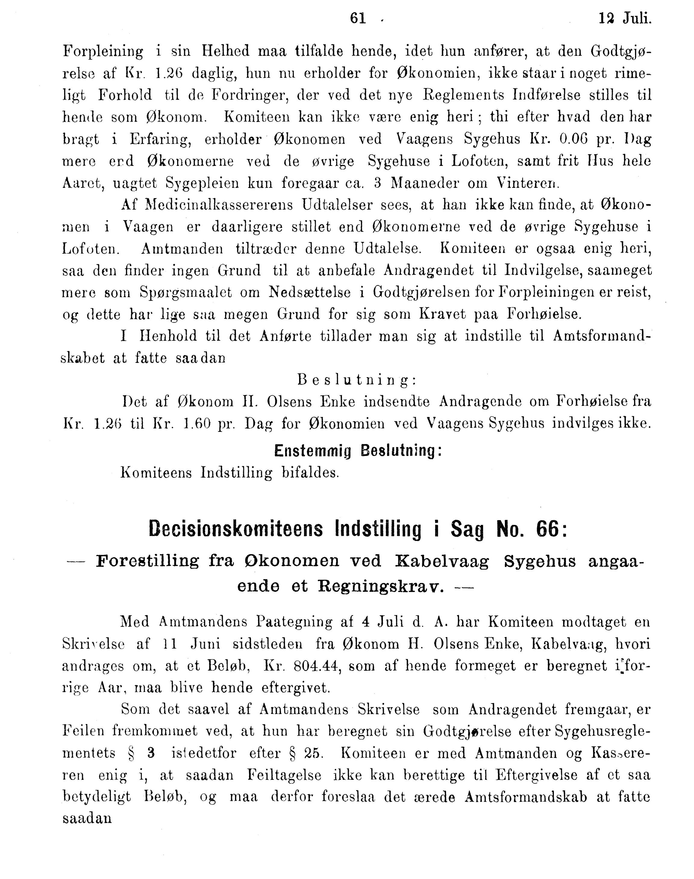 Nordland Fylkeskommune. Fylkestinget, AIN/NFK-17/176/A/Ac/L0015: Fylkestingsforhandlinger 1886-1890, 1886-1890