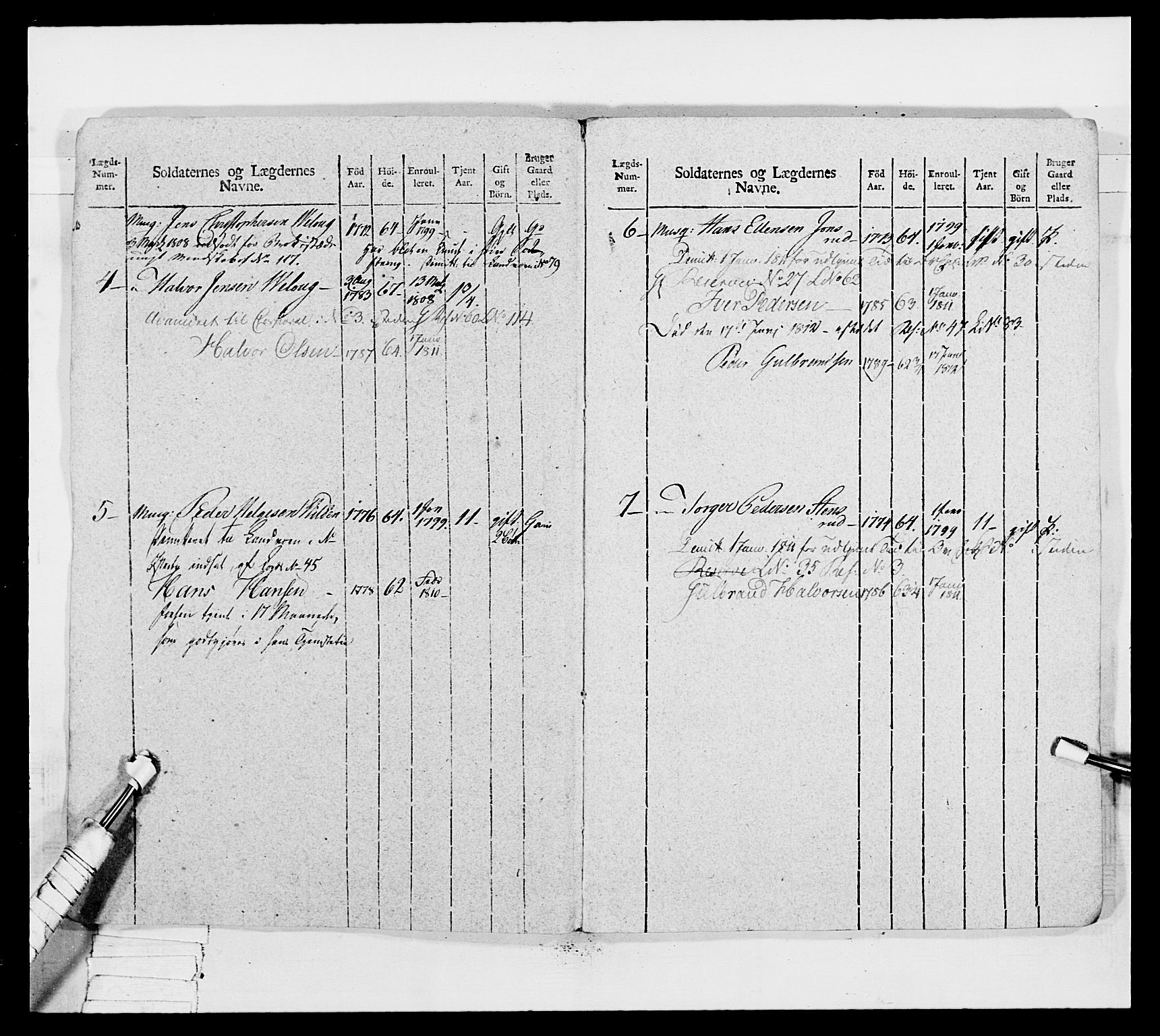 Generalitets- og kommissariatskollegiet, Det kongelige norske kommissariatskollegium, AV/RA-EA-5420/E/Eh/L0042: 1. Akershusiske nasjonale infanteriregiment, 1810, p. 158