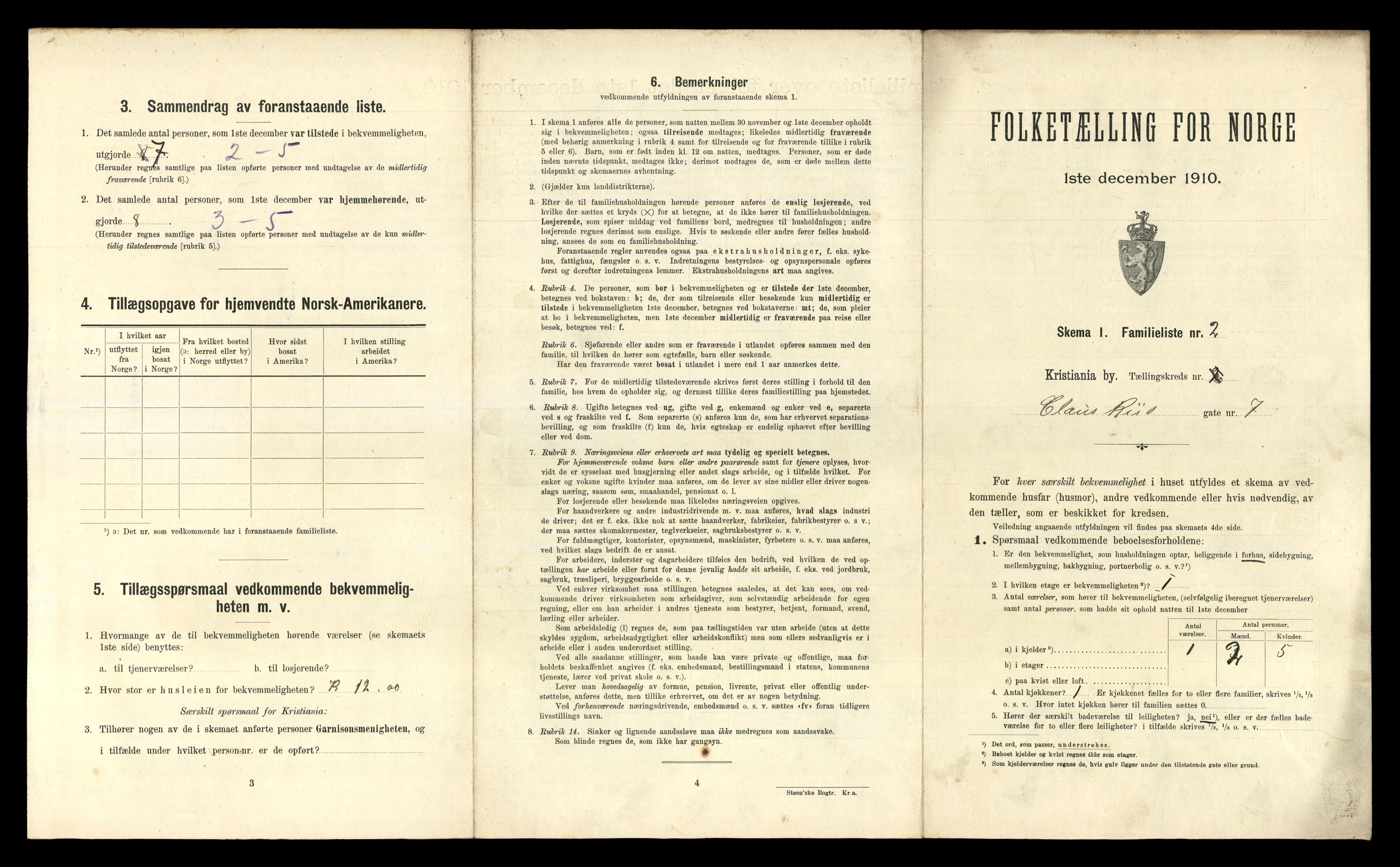 RA, 1910 census for Kristiania, 1910, p. 13255