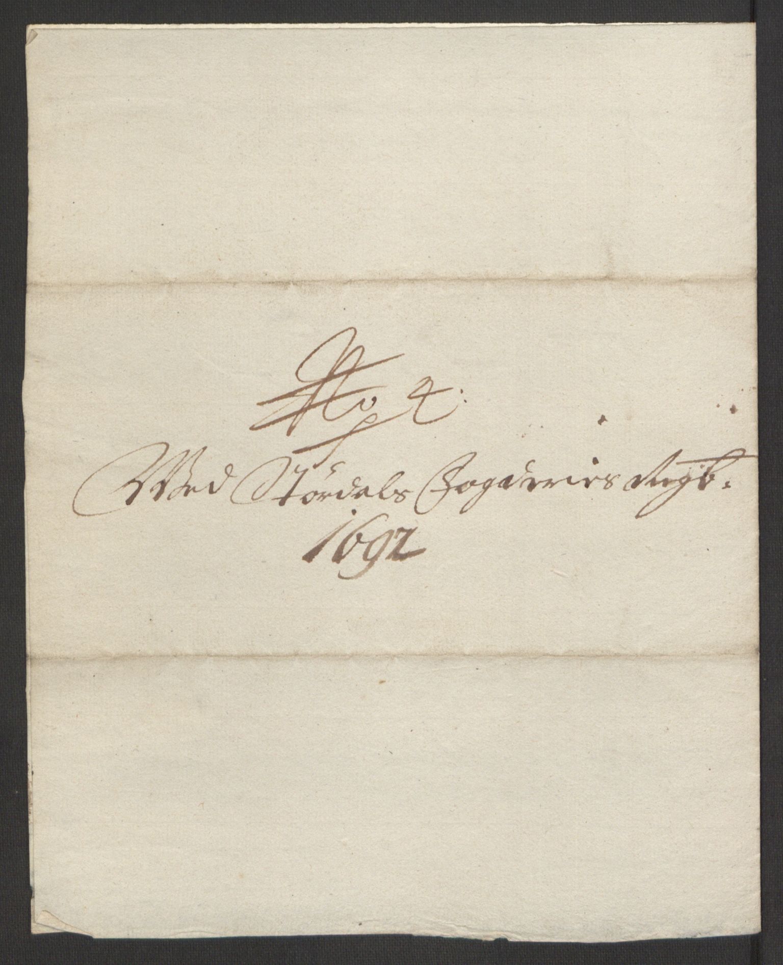 Rentekammeret inntil 1814, Reviderte regnskaper, Fogderegnskap, AV/RA-EA-4092/R62/L4185: Fogderegnskap Stjørdal og Verdal, 1692, p. 156