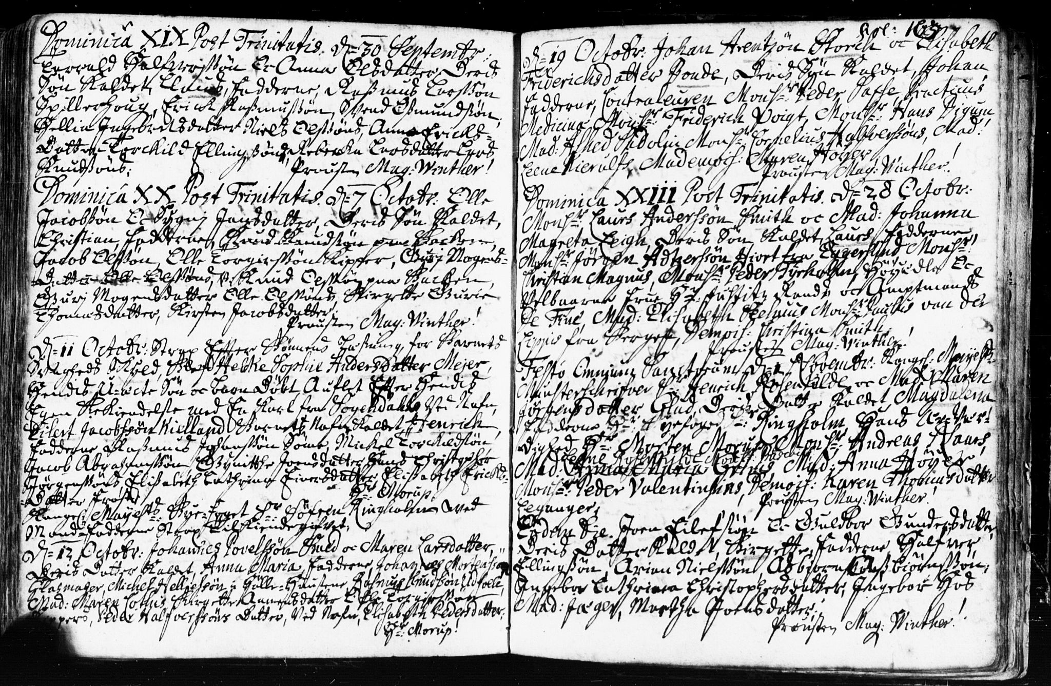 Domkirken sokneprestkontor, AV/SAST-A-101812/001/30/30BB/L0002: Parish register (copy) no. B 2, 1714-1733, p. 163