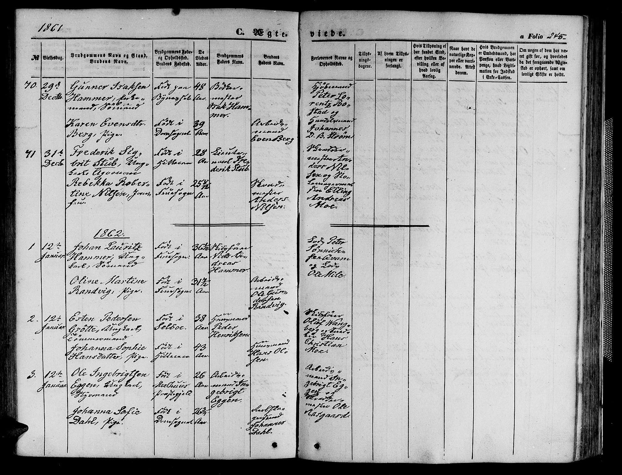 Ministerialprotokoller, klokkerbøker og fødselsregistre - Sør-Trøndelag, SAT/A-1456/602/L0139: Parish register (copy) no. 602C07, 1859-1864, p. 248