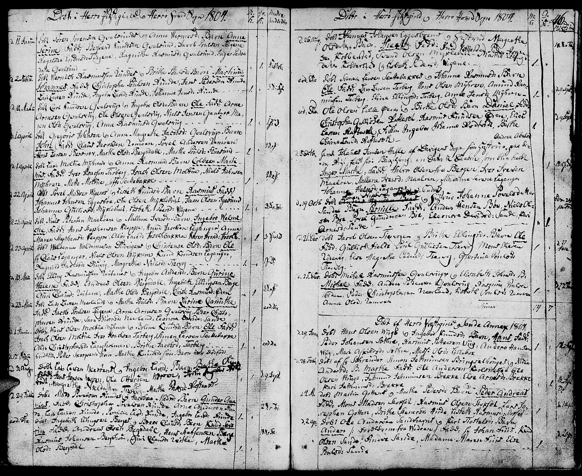 Ministerialprotokoller, klokkerbøker og fødselsregistre - Møre og Romsdal, AV/SAT-A-1454/507/L0068: Parish register (official) no. 507A03, 1789-1825, p. 46
