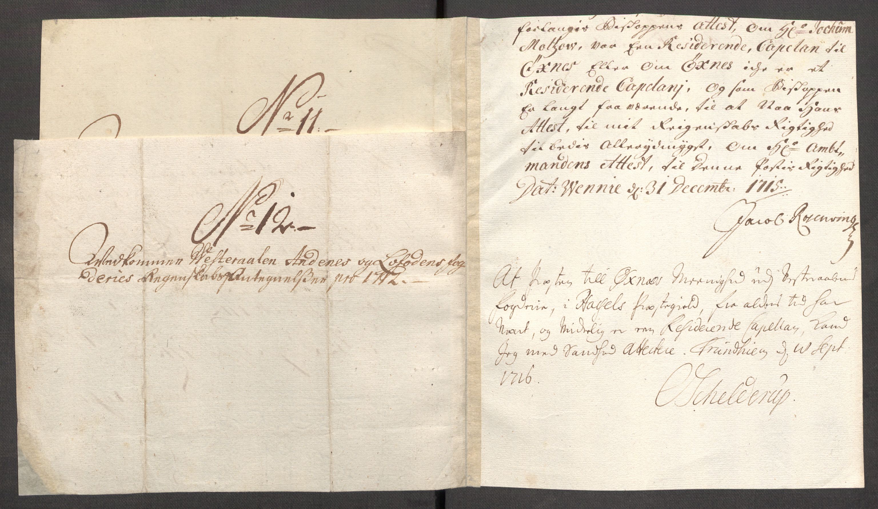 Rentekammeret inntil 1814, Reviderte regnskaper, Fogderegnskap, AV/RA-EA-4092/R67/L4679: Fogderegnskap Vesterålen, Andenes og Lofoten, 1711-1713, p. 64