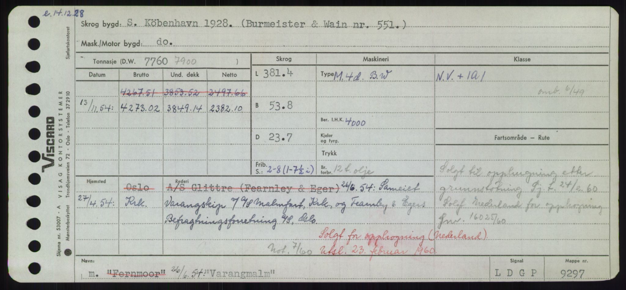 Sjøfartsdirektoratet med forløpere, Skipsmålingen, RA/S-1627/H/Hd/L0040: Fartøy, U-Ve, p. 317