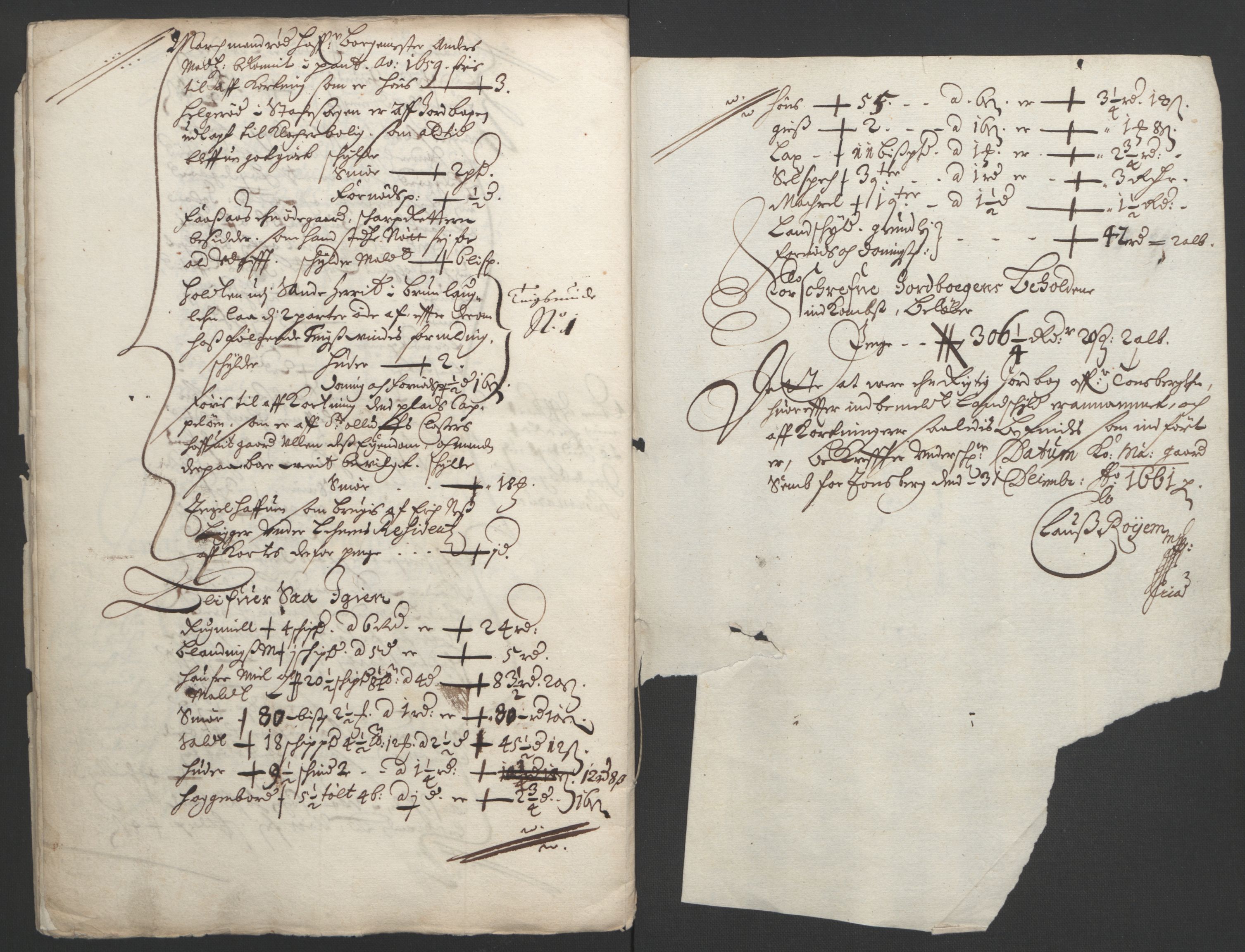 Rentekammeret inntil 1814, Reviderte regnskaper, Fogderegnskap, RA/EA-4092/R32/L1838: Fogderegnskap Jarlsberg grevskap, 1661-1663, p. 34