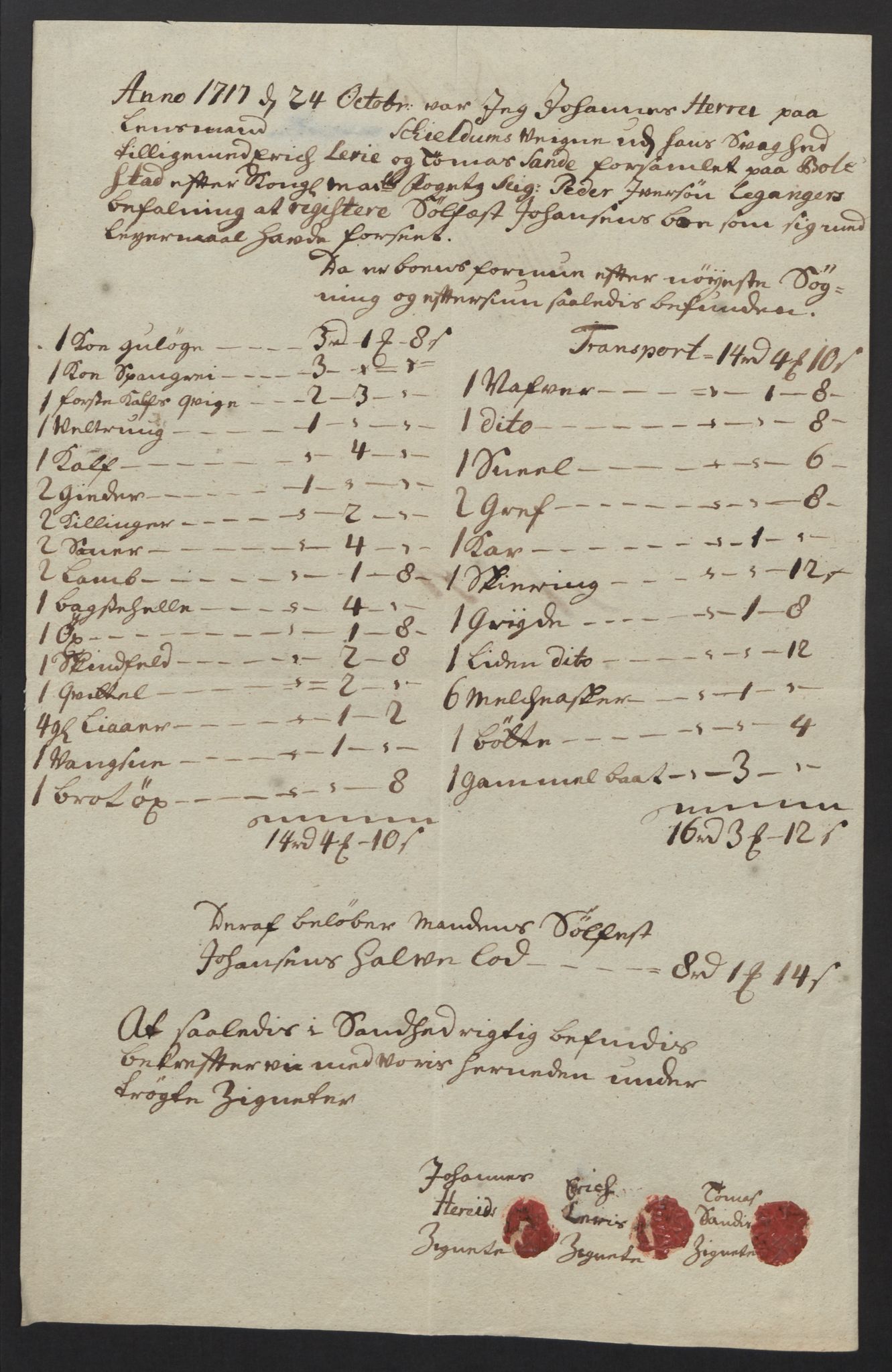 Rentekammeret inntil 1814, Reviderte regnskaper, Fogderegnskap, AV/RA-EA-4092/R52/L3321: Fogderegnskap Sogn, 1717-1718, p. 143