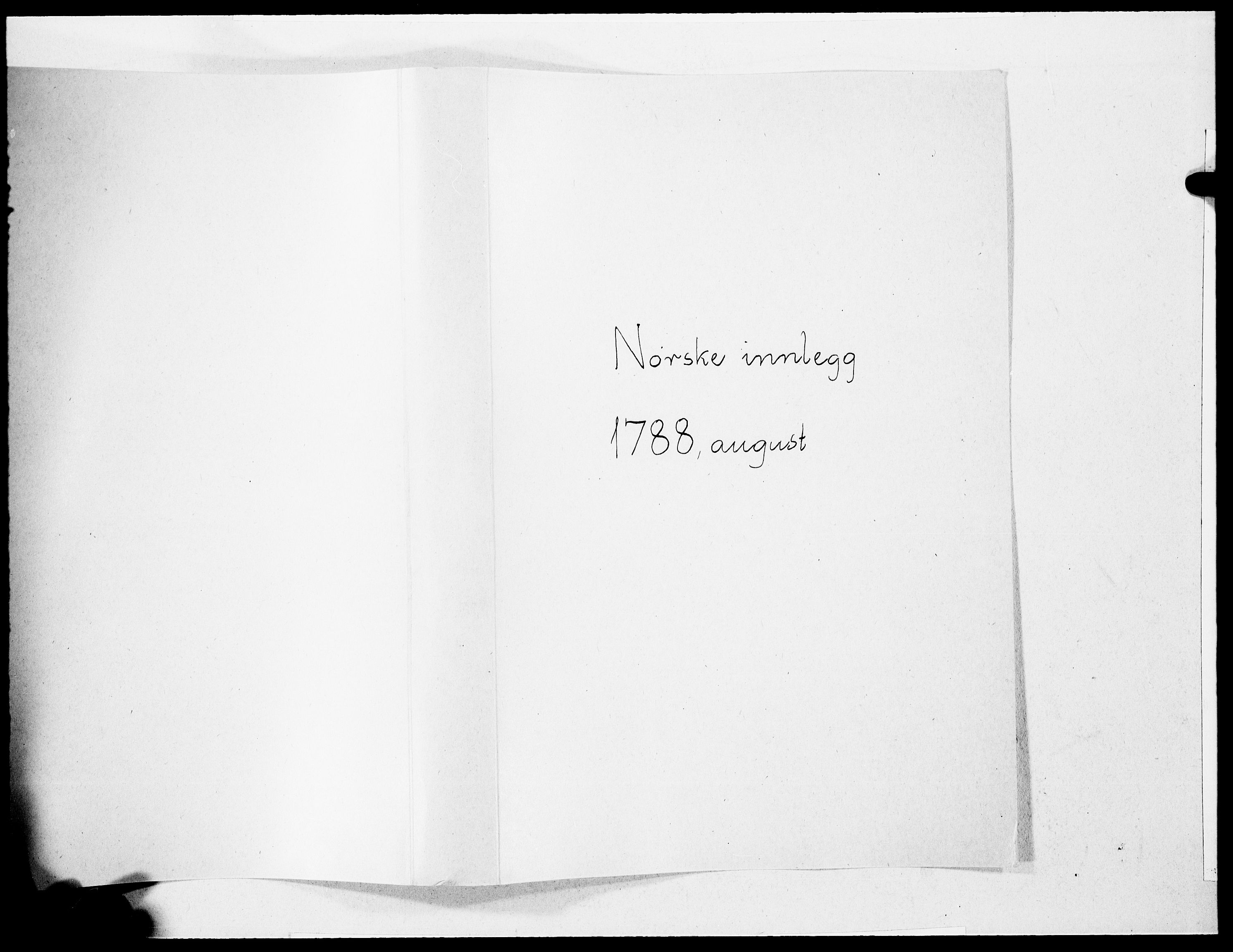 Danske Kanselli 1572-1799, AV/RA-EA-3023/F/Fc/Fcc/Fcca/L0273: Norske innlegg 1572-1799, 1788, p. 158