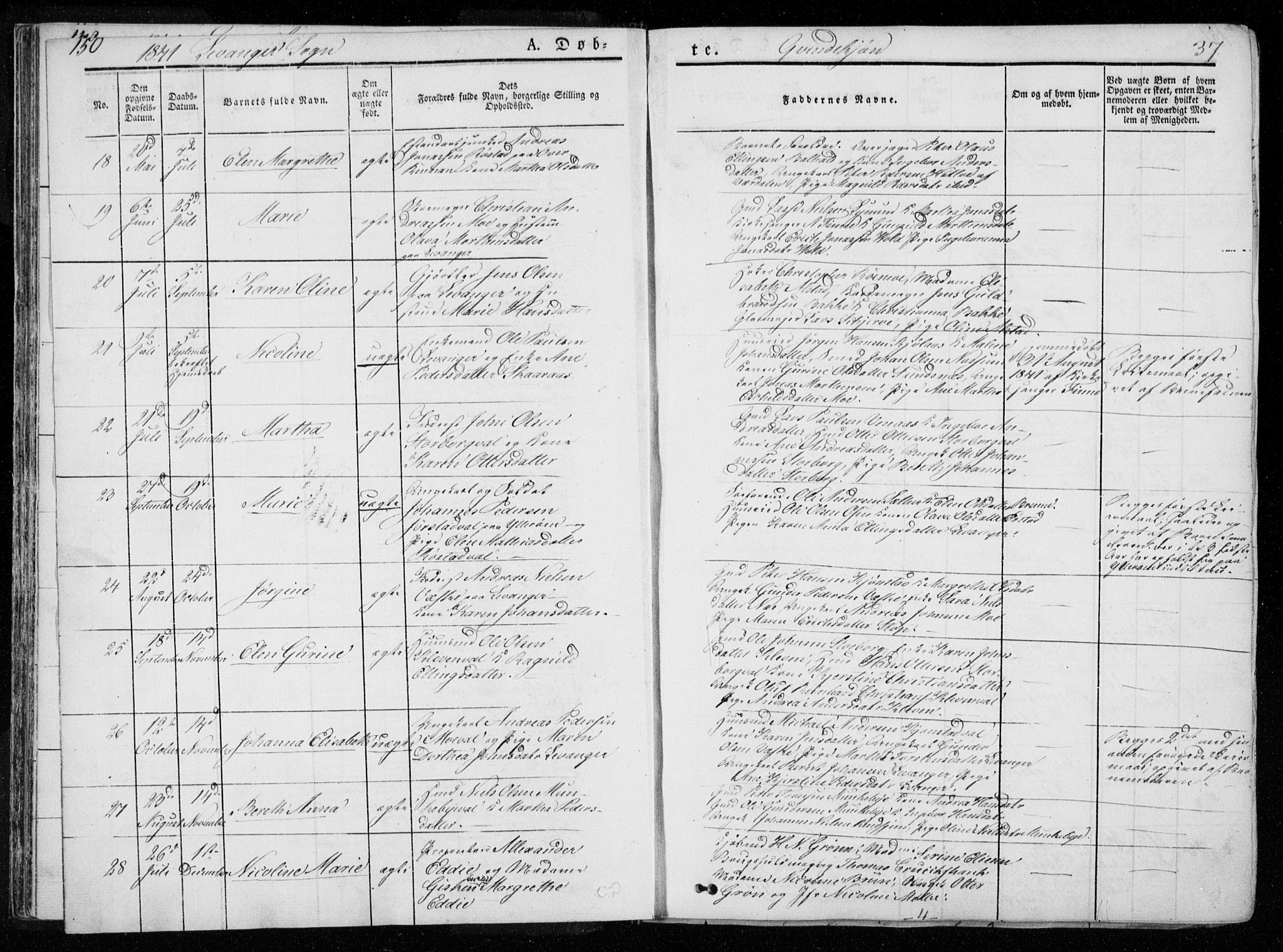 Ministerialprotokoller, klokkerbøker og fødselsregistre - Nord-Trøndelag, AV/SAT-A-1458/720/L0183: Parish register (official) no. 720A01, 1836-1855, p. 37