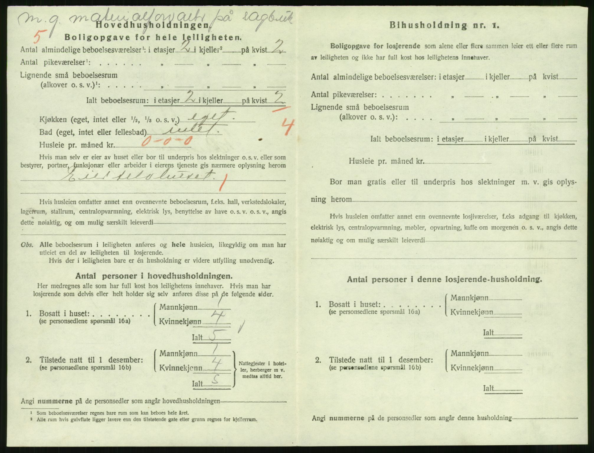 SAT, 1920 census for Mosjøen, 1920, p. 1675