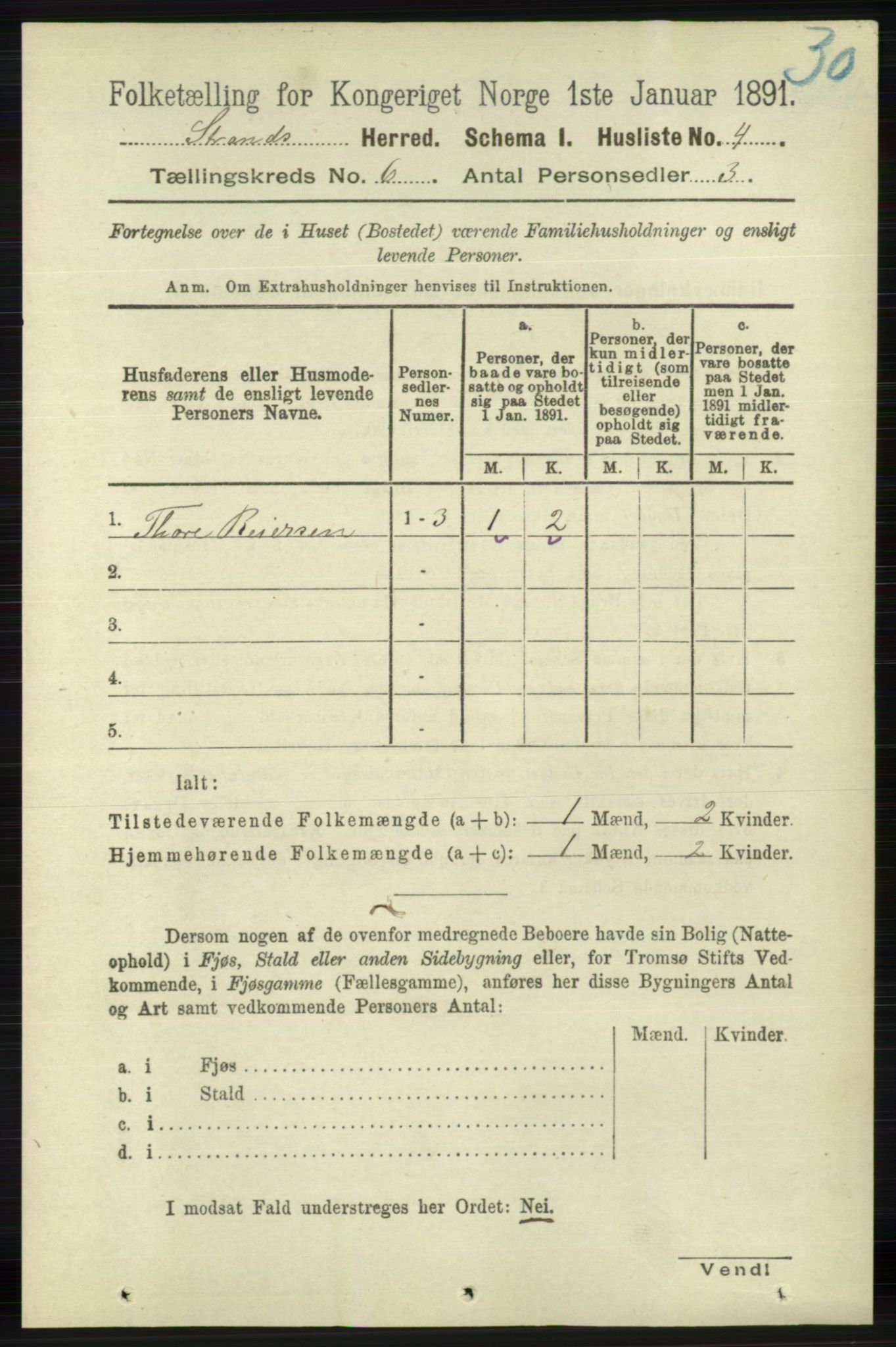 RA, 1891 census for 1130 Strand, 1891, p. 1633