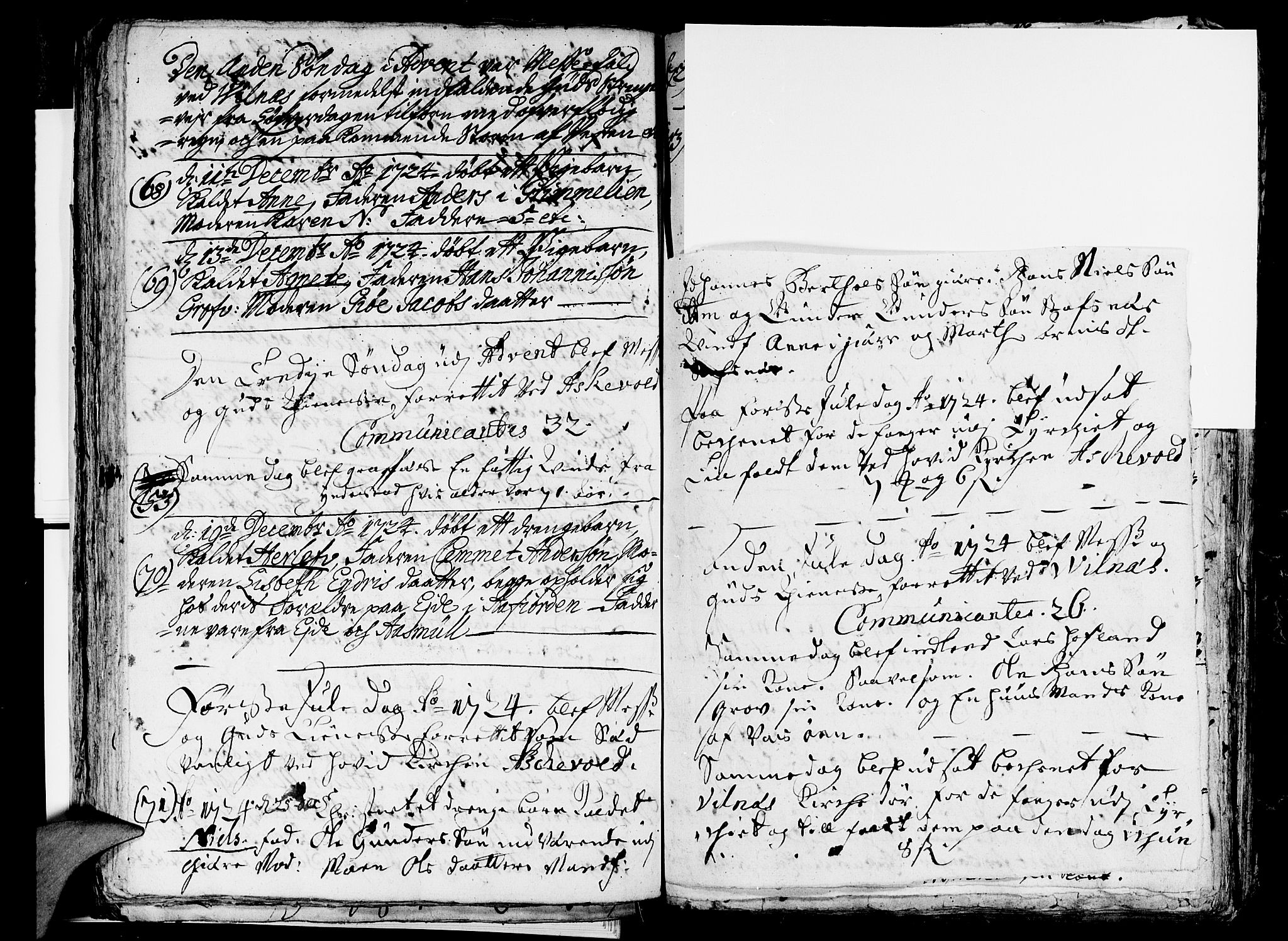 Askvoll sokneprestembete, SAB/A-79501/H/Haa/Haaa/L0005: Parish register (official) no. A 5, 1722-1733, p. 86