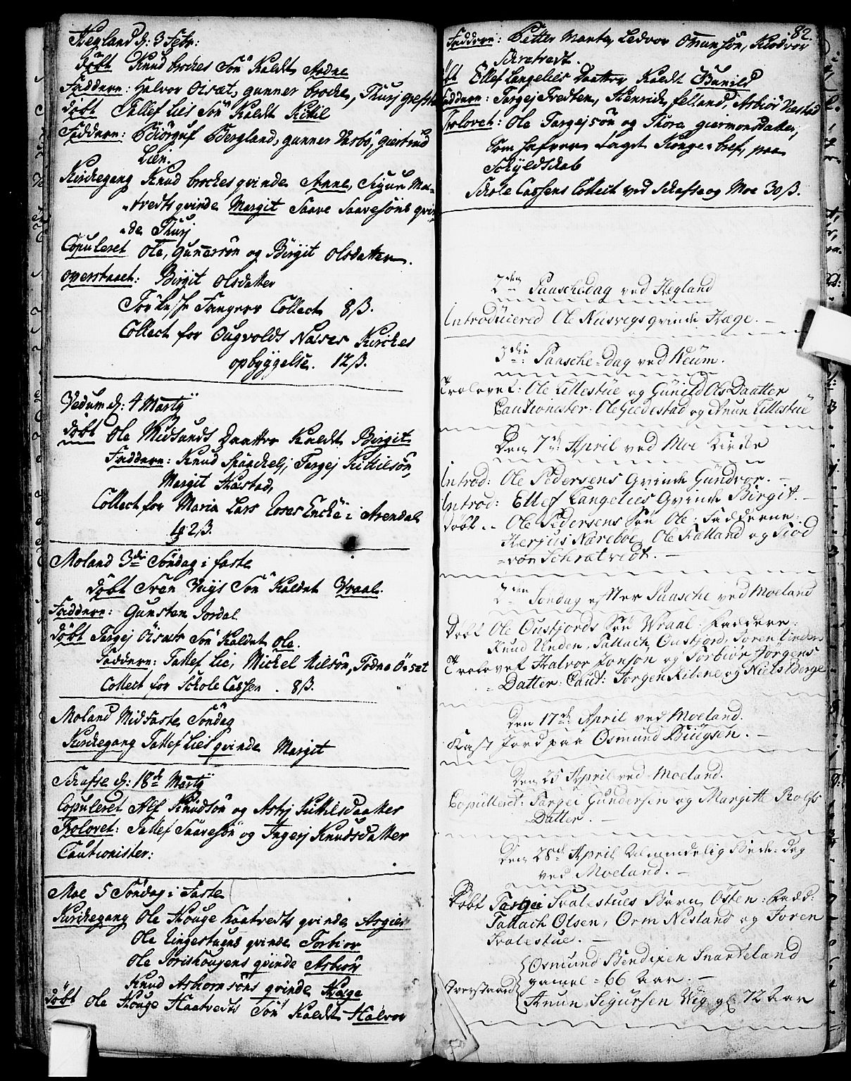 Fyresdal kirkebøker, SAKO/A-263/F/Fa/L0001: Parish register (official) no. I 1, 1724-1748, p. 82