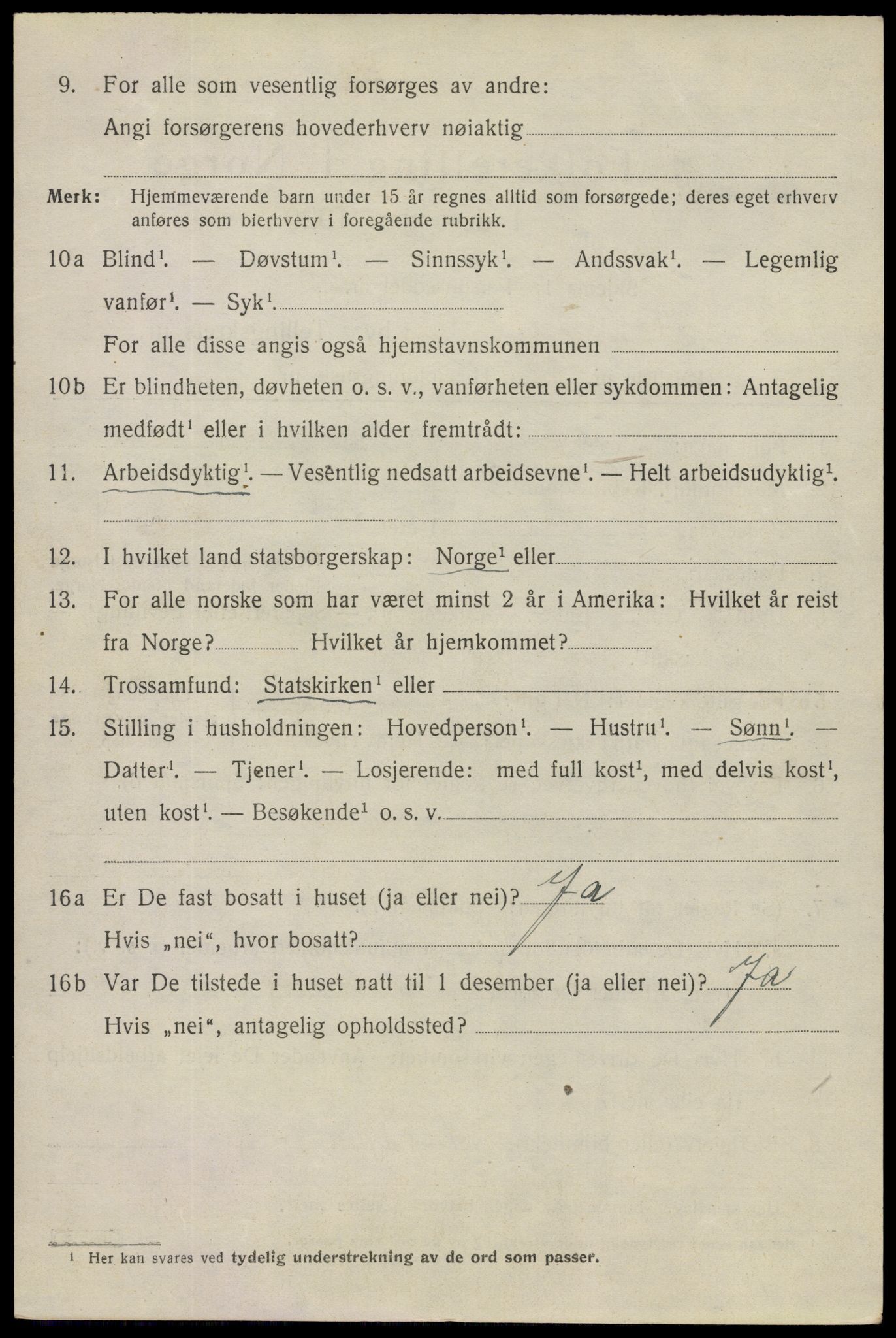 SAO, 1920 census for Fredrikstad, 1920, p. 19626