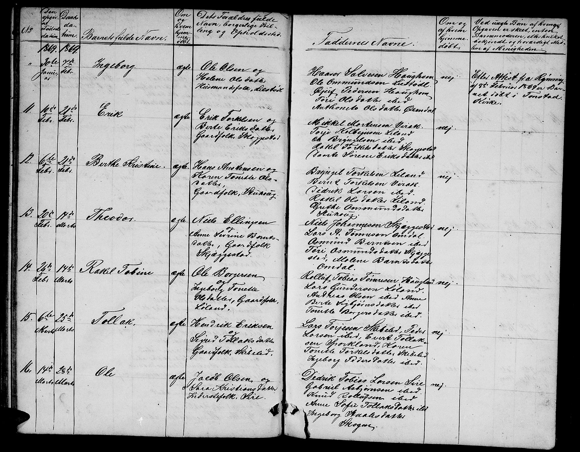 Bakke sokneprestkontor, SAK/1111-0002/F/Fb/Fba/L0001: Parish register (copy) no. B 1, 1849-1879, p. 99
