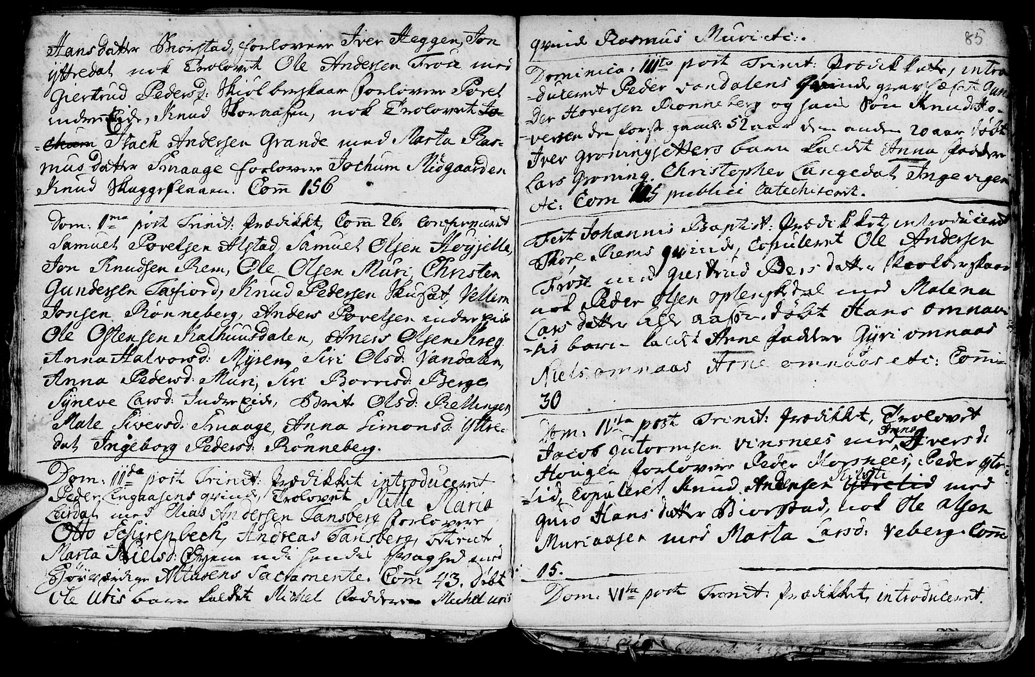 Ministerialprotokoller, klokkerbøker og fødselsregistre - Møre og Romsdal, SAT/A-1454/519/L0240: Parish register (official) no. 519A01 /1, 1736-1760, p. 85