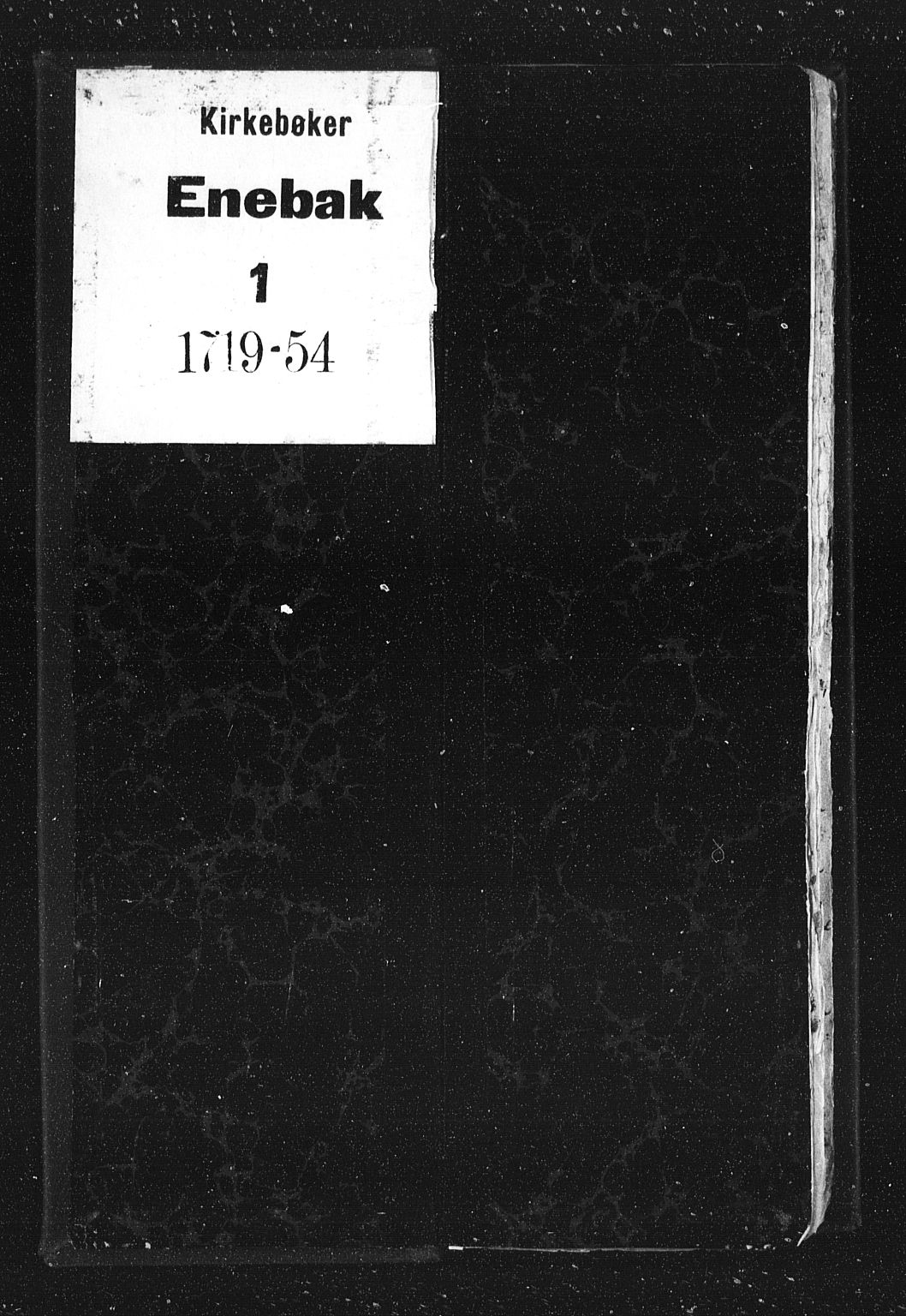Enebakk prestekontor Kirkebøker, AV/SAO-A-10171c/F/Fa/L0001: Parish register (official) no. I 1, 1719-1754