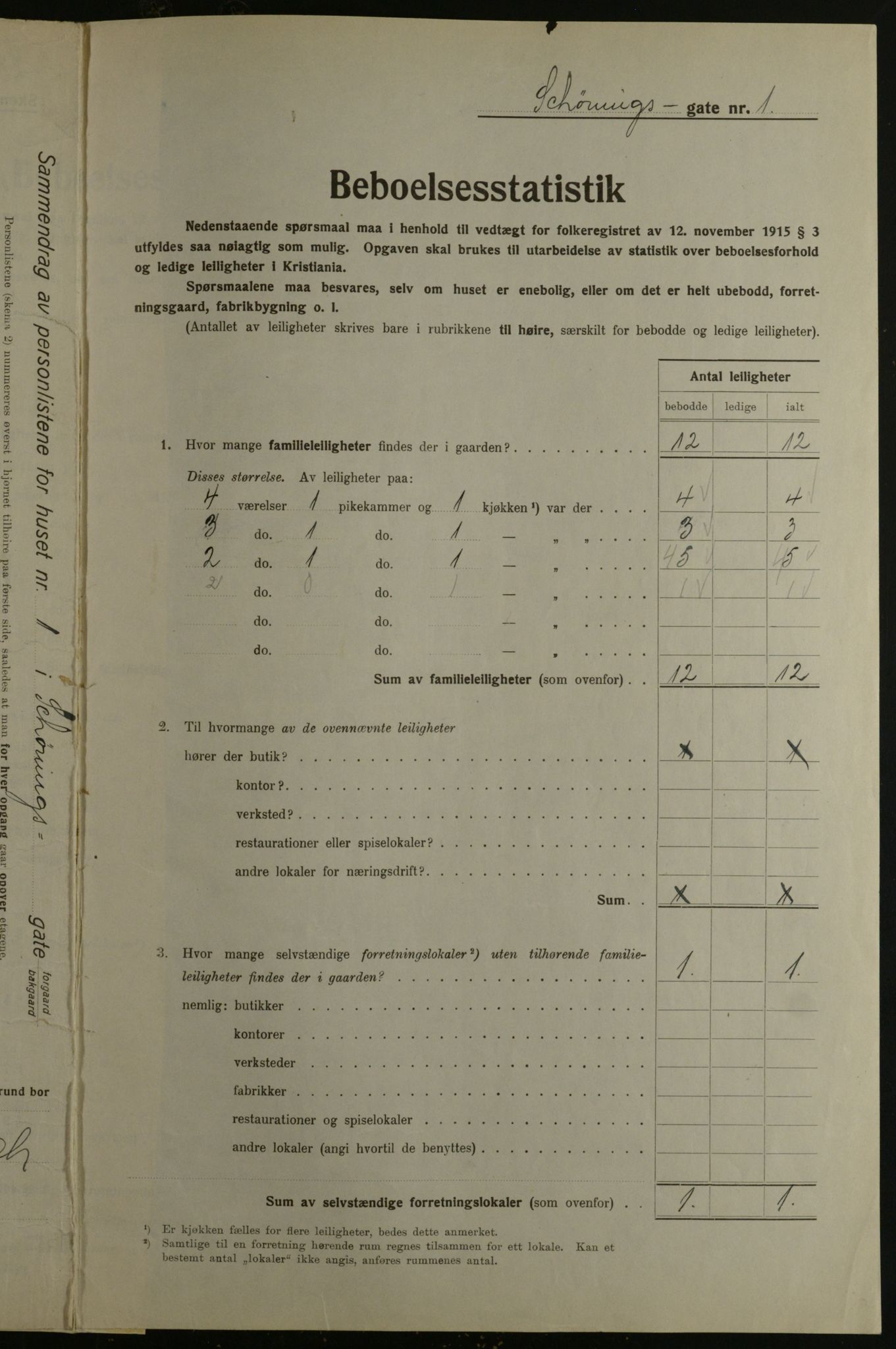 OBA, Municipal Census 1923 for Kristiania, 1923, p. 103422