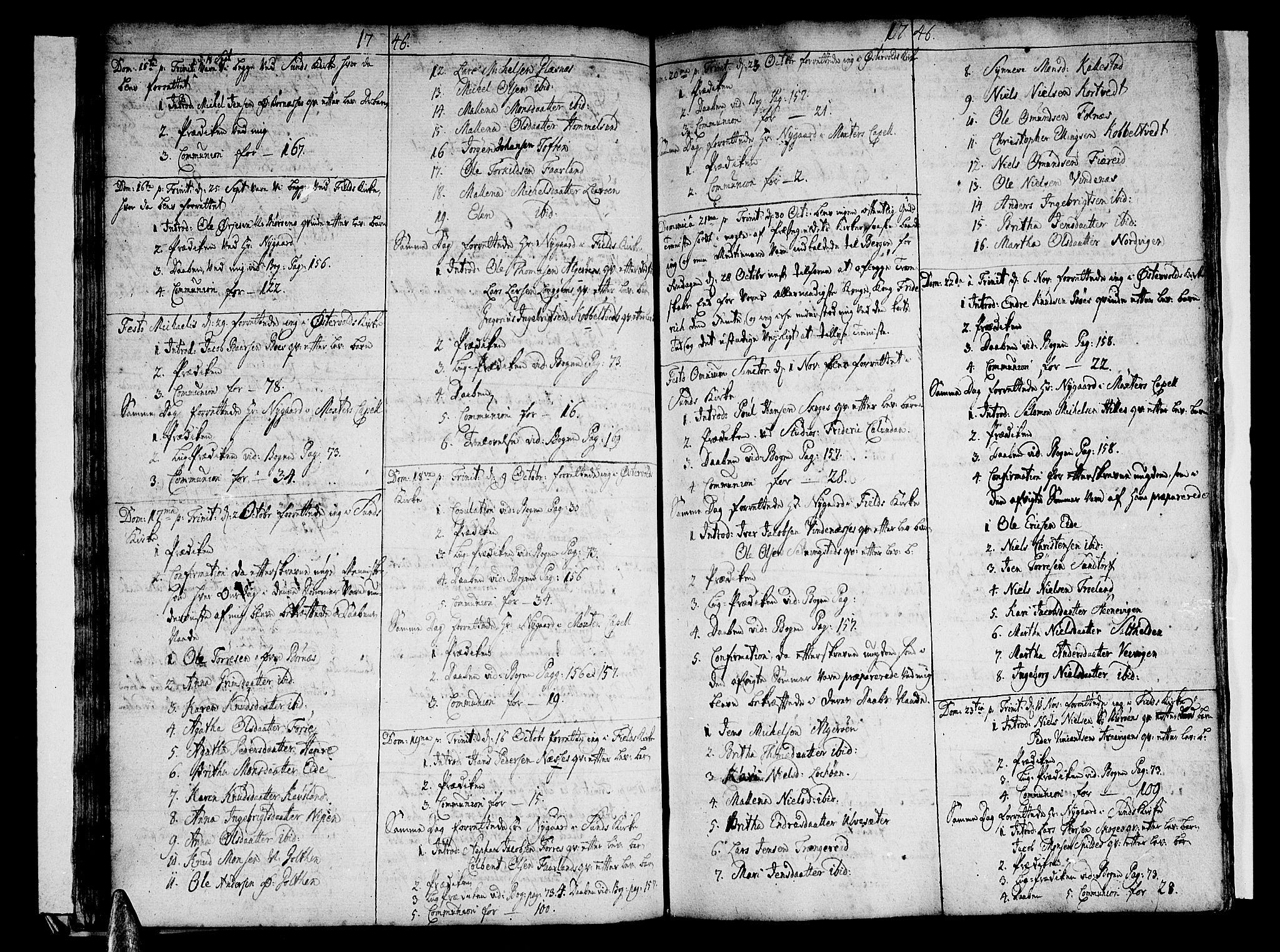 Sund sokneprestembete, AV/SAB-A-99930: Parish register (official) no. A 3, 1740-1769