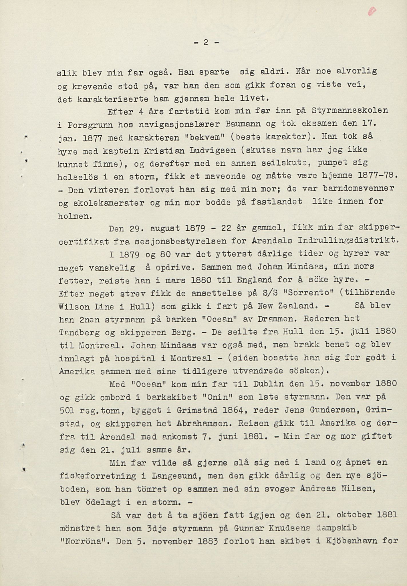 Rikard Berge, TEMU/TGM-A-1003/F/L0016/0023: 529-550 / 550 Slekt- og personalhistorie, om drikkehorn og eventuelt andre gjenstander, 1916-1926