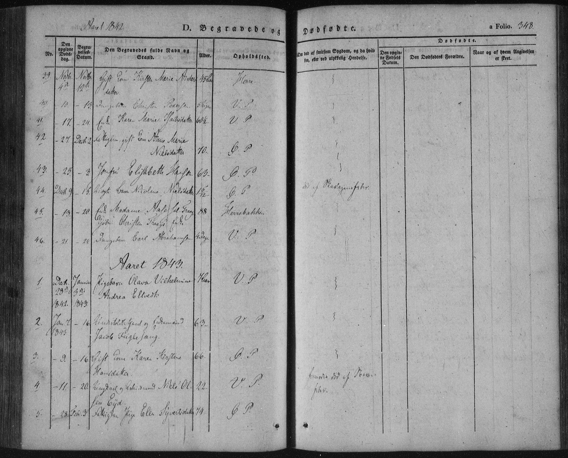 Porsgrunn kirkebøker , SAKO/A-104/F/Fa/L0006: Parish register (official) no. 6, 1841-1857, p. 348