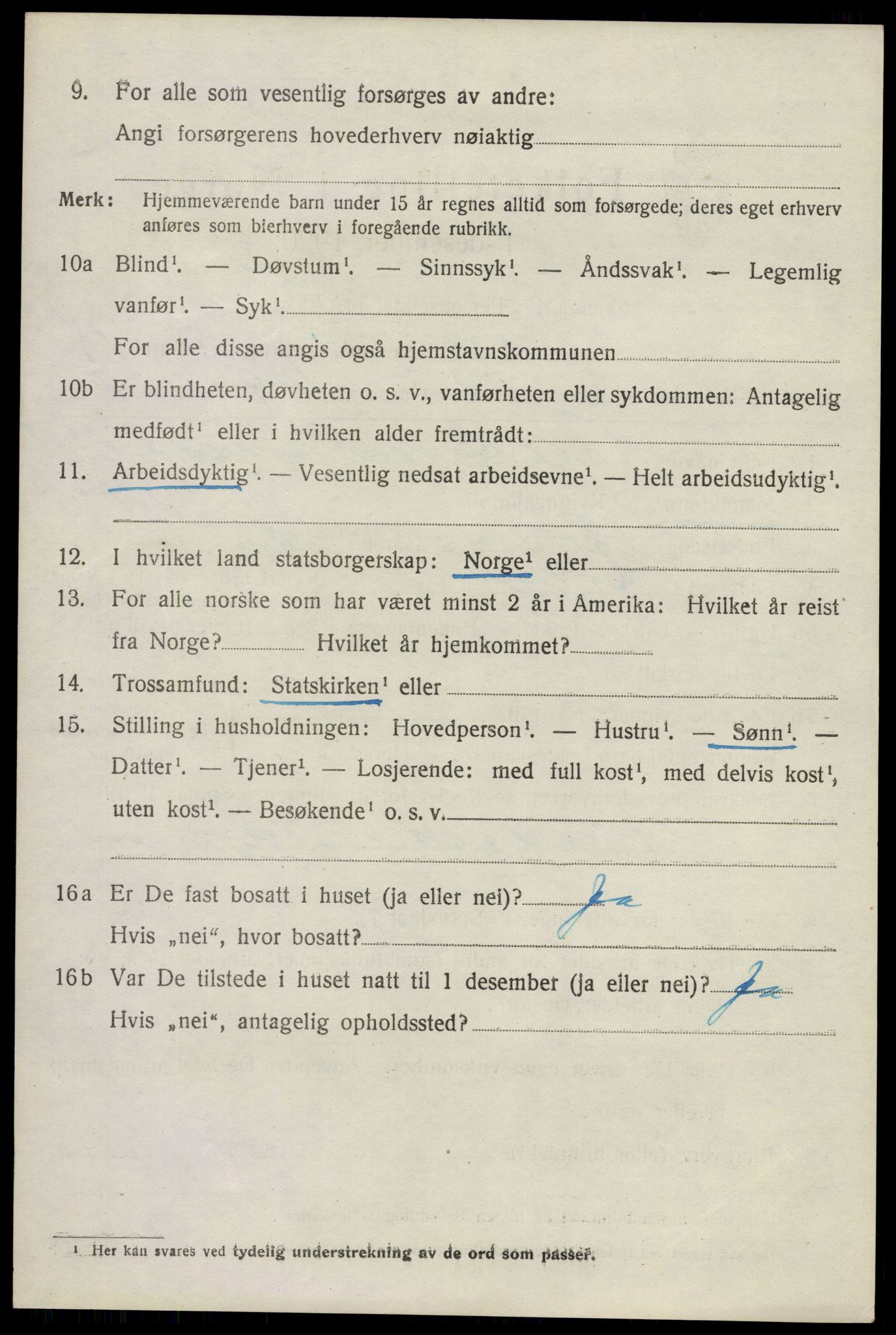 SAKO, 1920 census for Lier, 1920, p. 26093