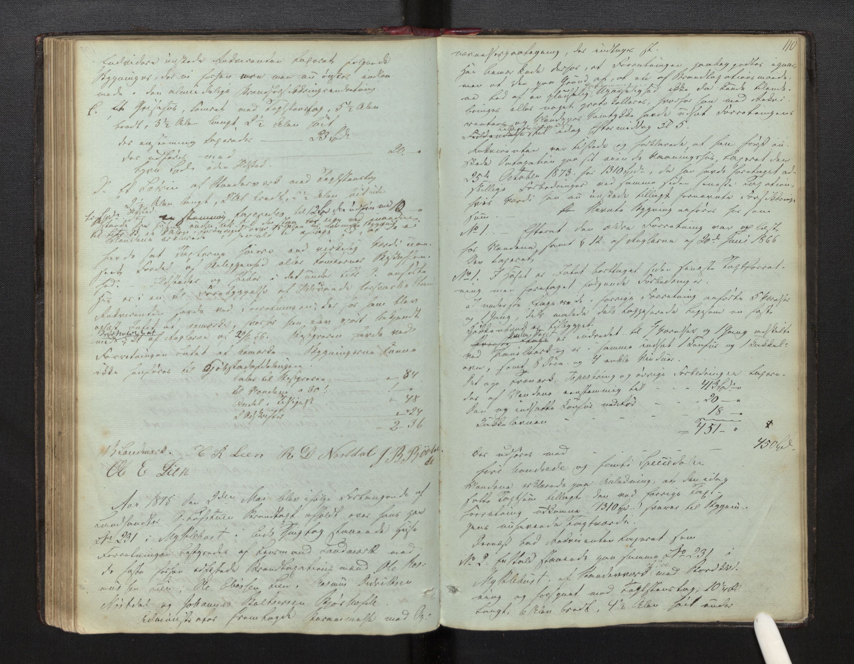 Lensmannen i Eid, AV/SAB-A-27001/0012/L0001: Branntakstprotokoll, 1846-1881, p. 109b-110a