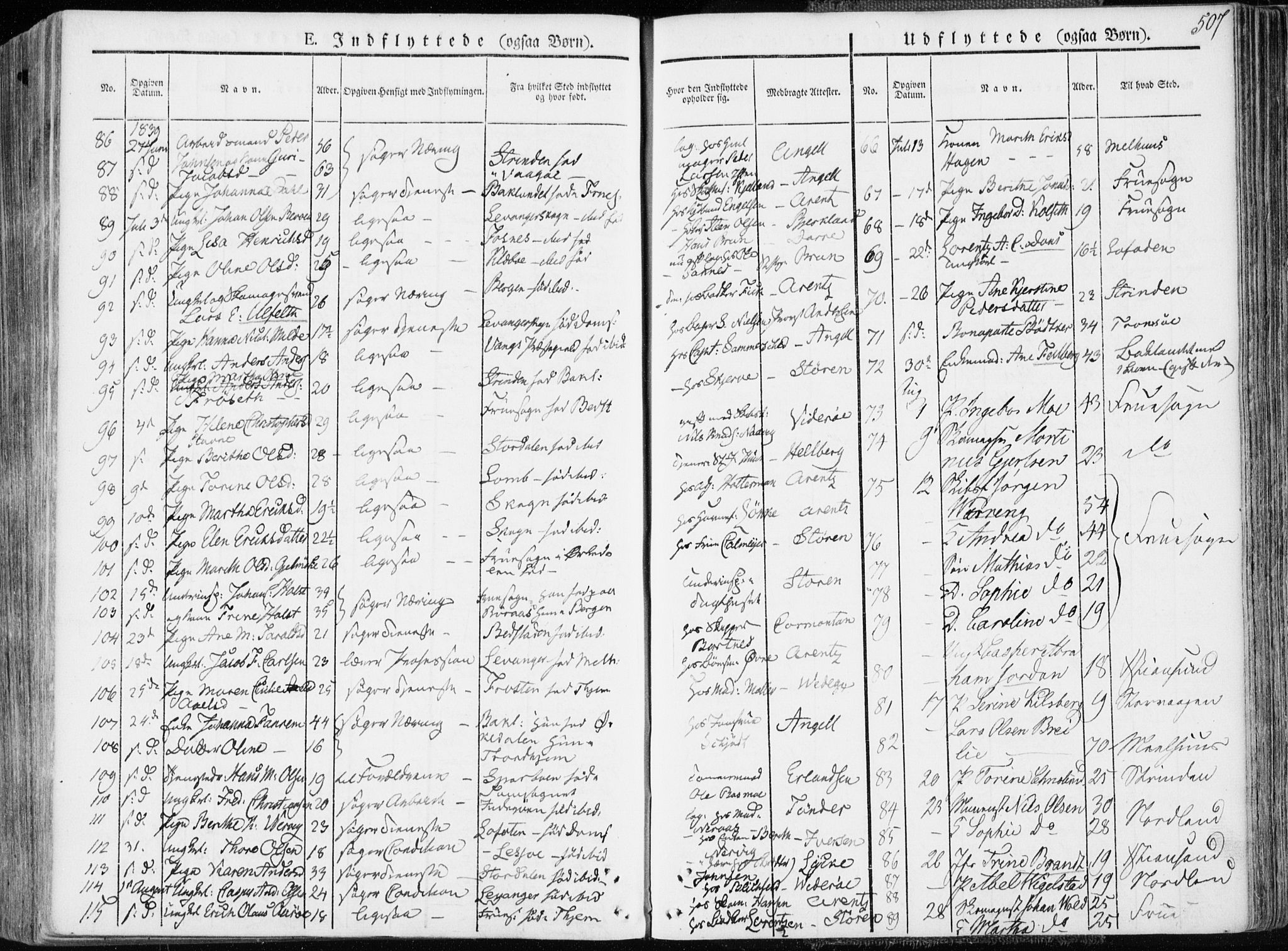 Ministerialprotokoller, klokkerbøker og fødselsregistre - Sør-Trøndelag, AV/SAT-A-1456/601/L0047: Parish register (official) no. 601A15, 1831-1839, p. 507