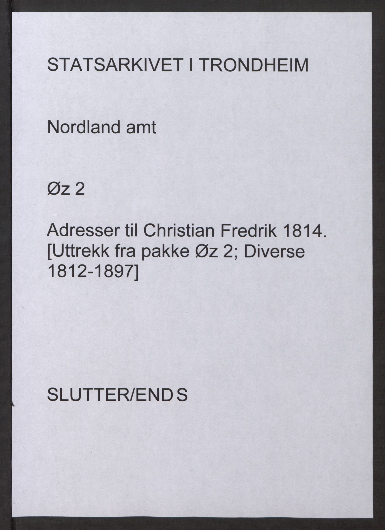 Fylkesmannen i Nordland, AV/SAT-A-0499/1.1/Ø/Øz/L0002/0003: Diverse / Adresser til Christian Frederik, 1814, p. 54